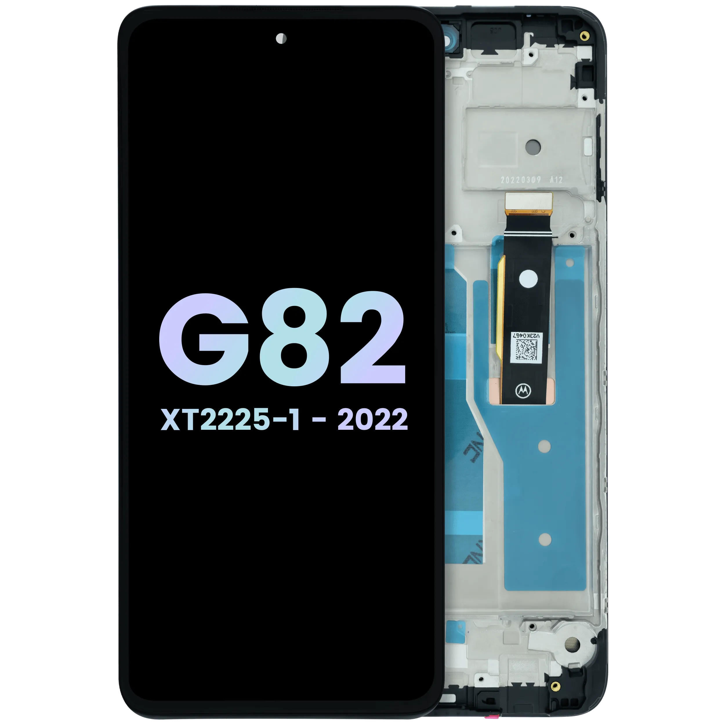OLED Assembly With Frame For Motorola Moto G82 XT2225 (Genuine OEM) (All colors)