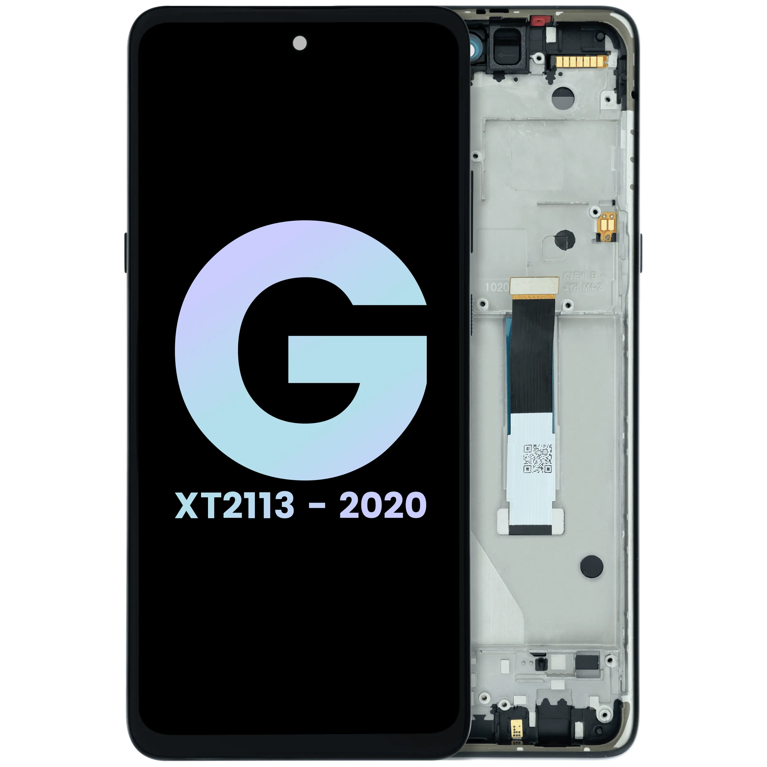 LCD Assembly With Frame For Motorola Moto G 5G XT2113 (Genuine OEM) (Gray)
