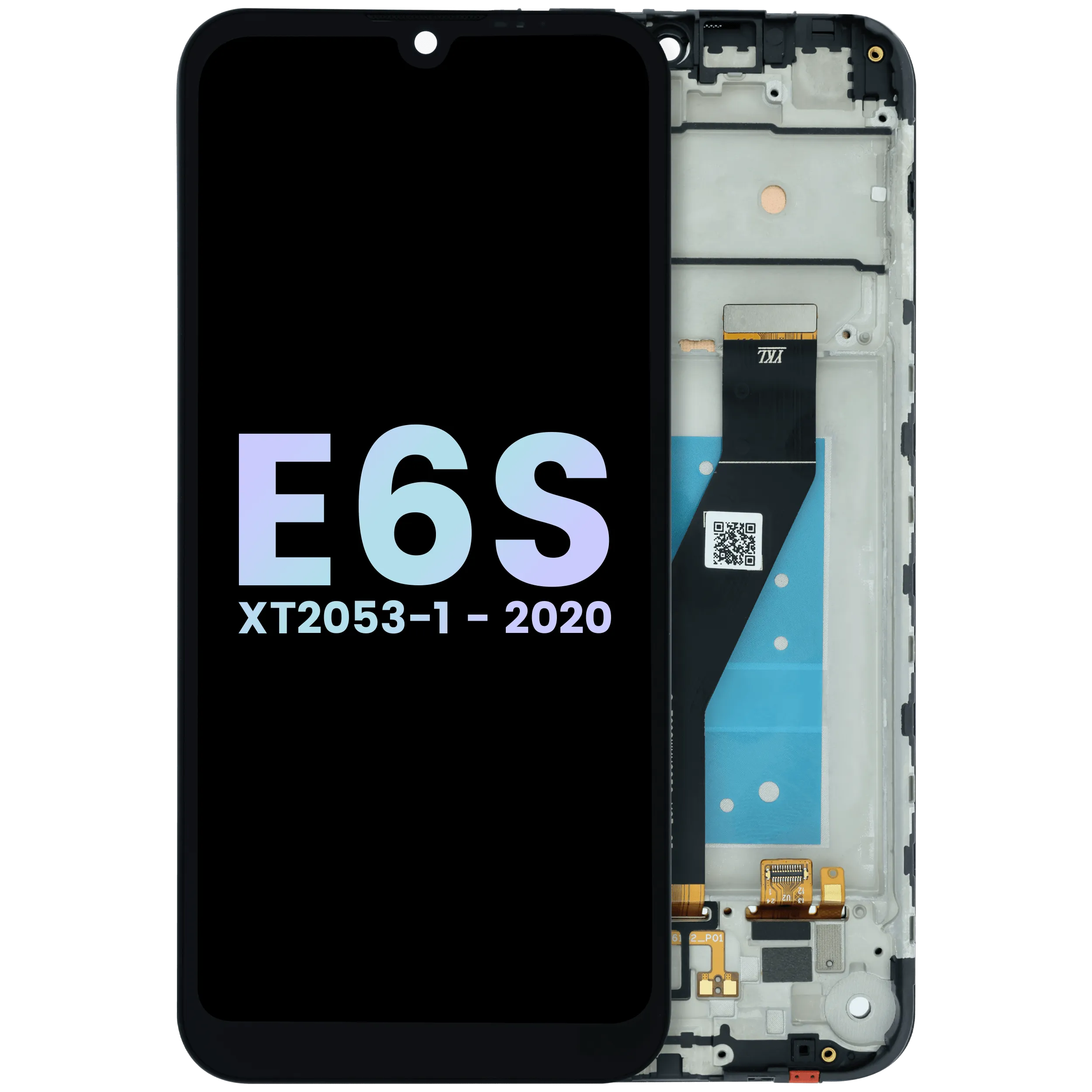 LCD Assembly With Frame For Motorola Moto E6s XT2053 (Genuine OEM) (All colors)