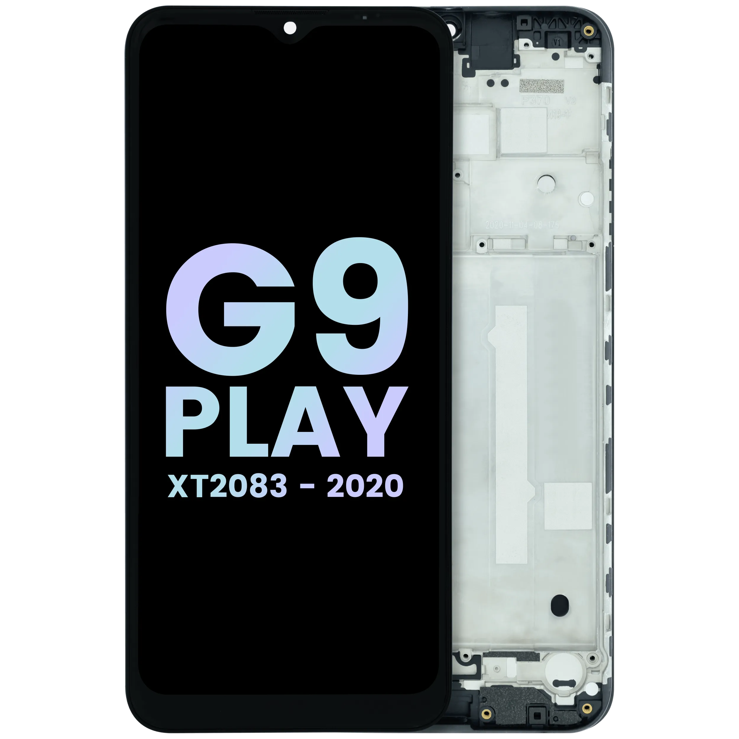 LCD Assembly With Frame For Motorola Moto G9 Play XT2083 (Genuine OEM) (All Colors)