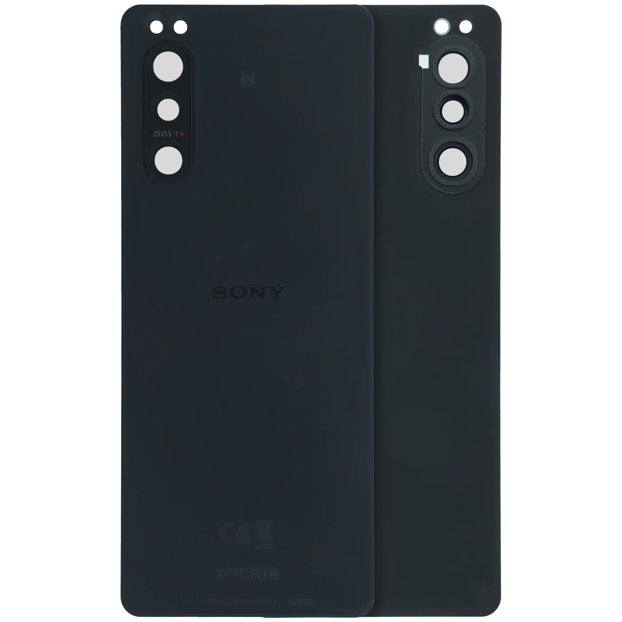 Back Cover Glass For Sony Xperia 5 II (Genuine) (Black)