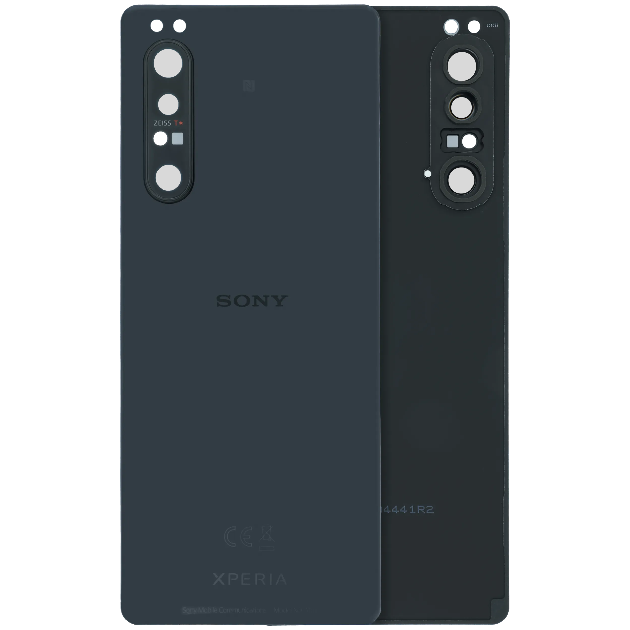 Back Cover Glass For Sony Xperia 1 II (Genuine) (Black)