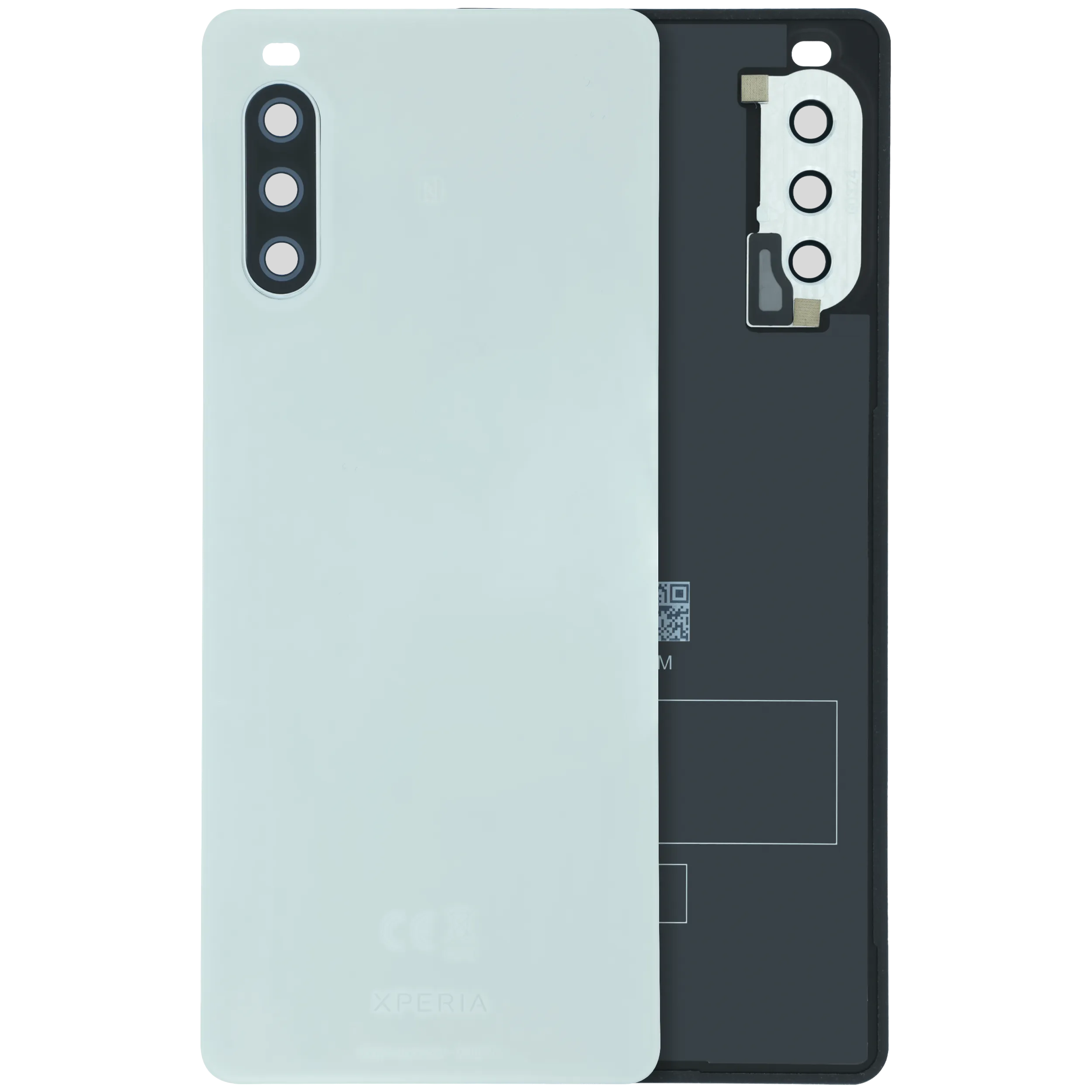 Back Cover Glass For Sony Xperia 10 III (Genuine) (White)