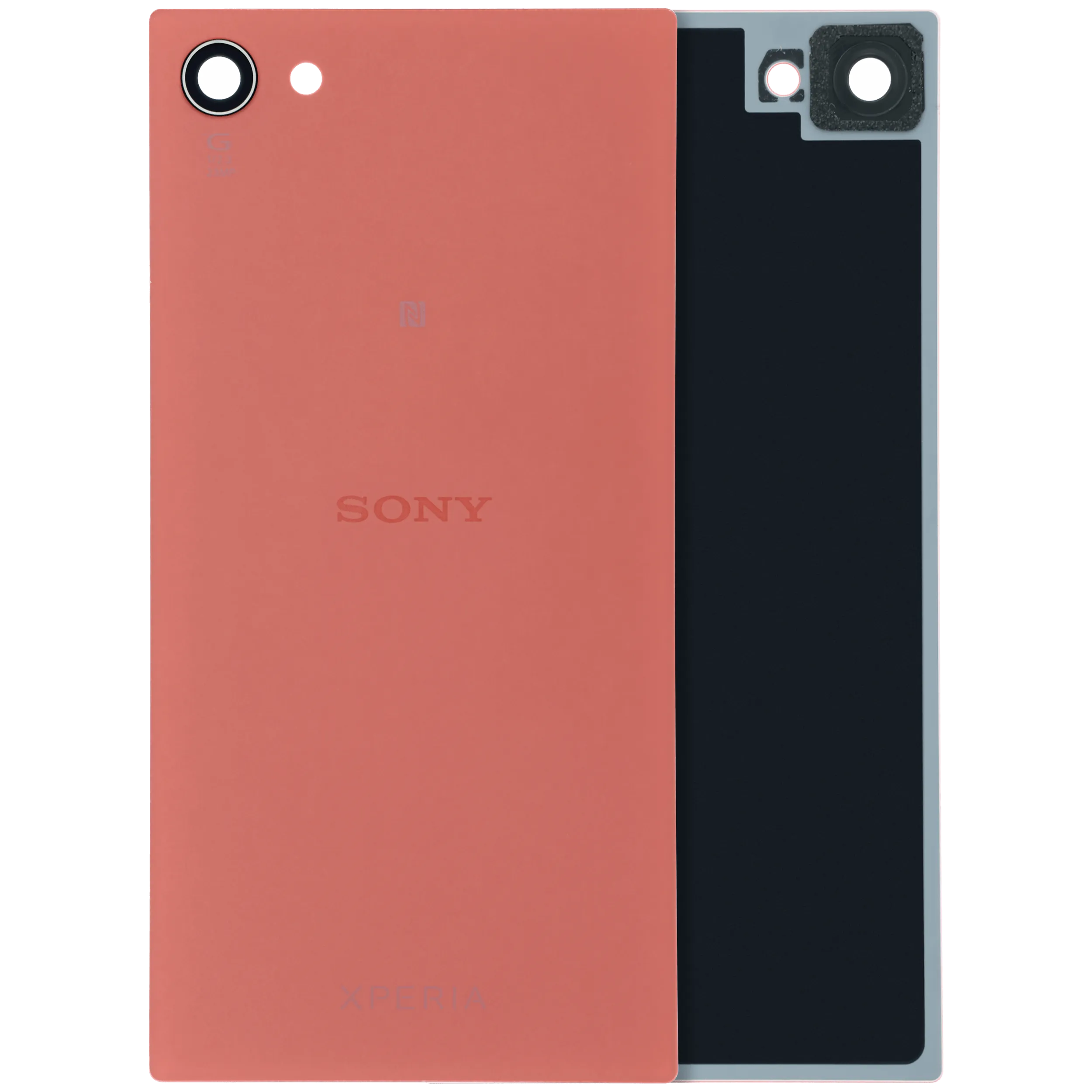 Back Cover Glass For Sony Xperia Z5 Compact (Genuine) (Coral)