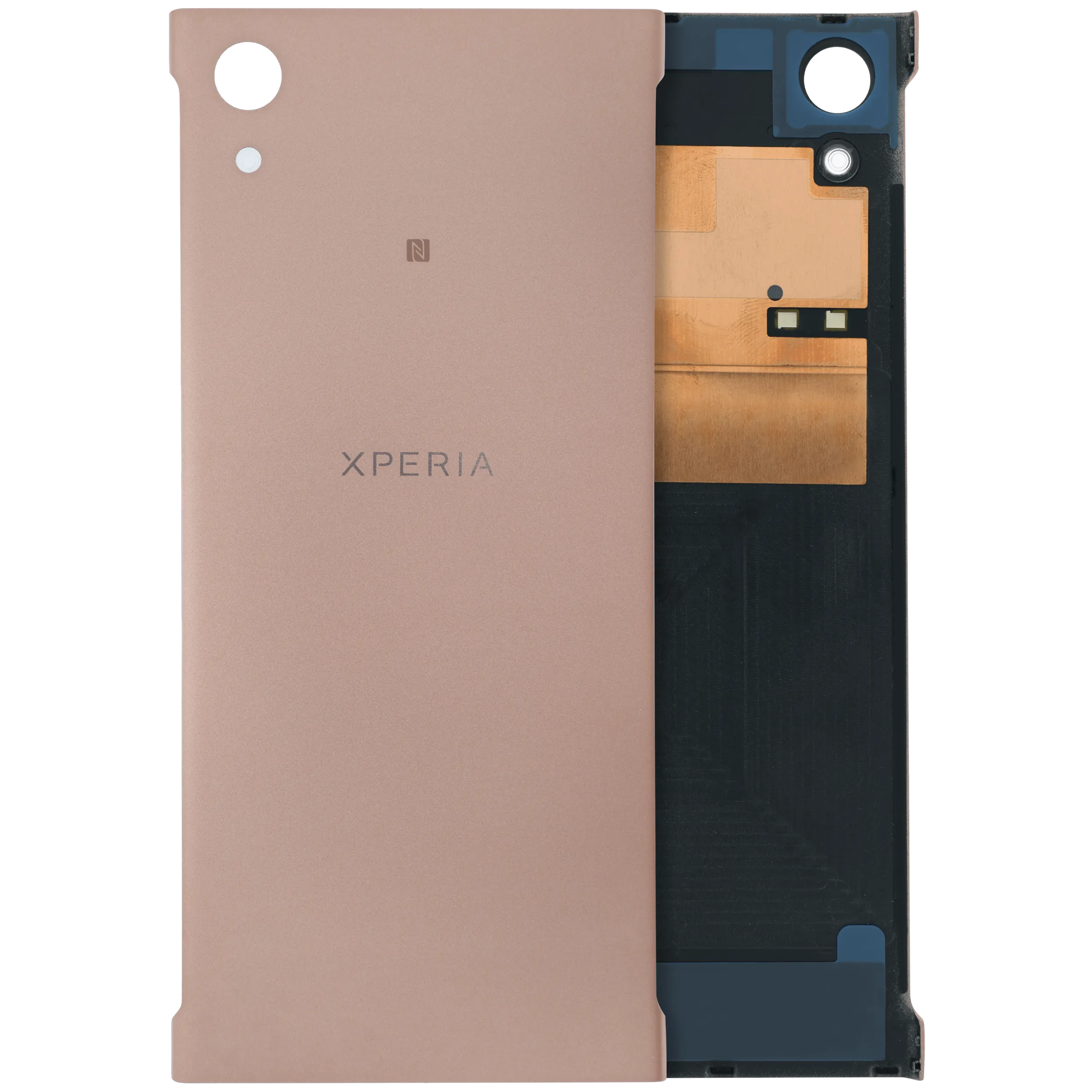 Back Cover Glass Without Camera Lens For Sony Xperia XA1 (Genuine) (Rose Gold)