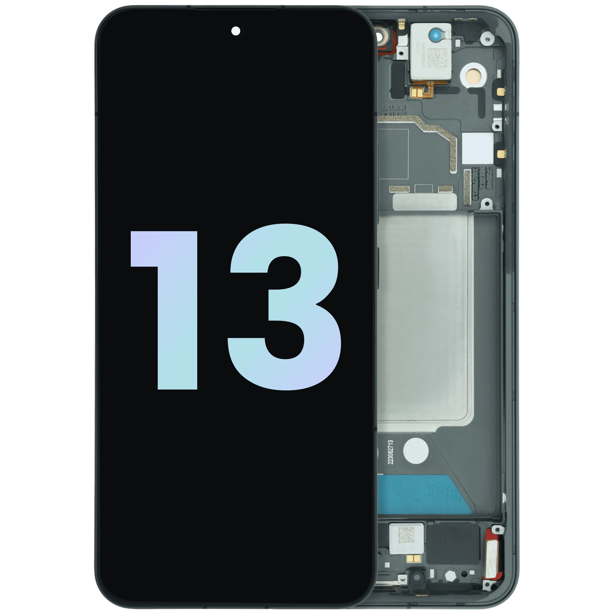 OLED Assembly With Frame For Xiaomi 13 5G (Genuine) (Black)