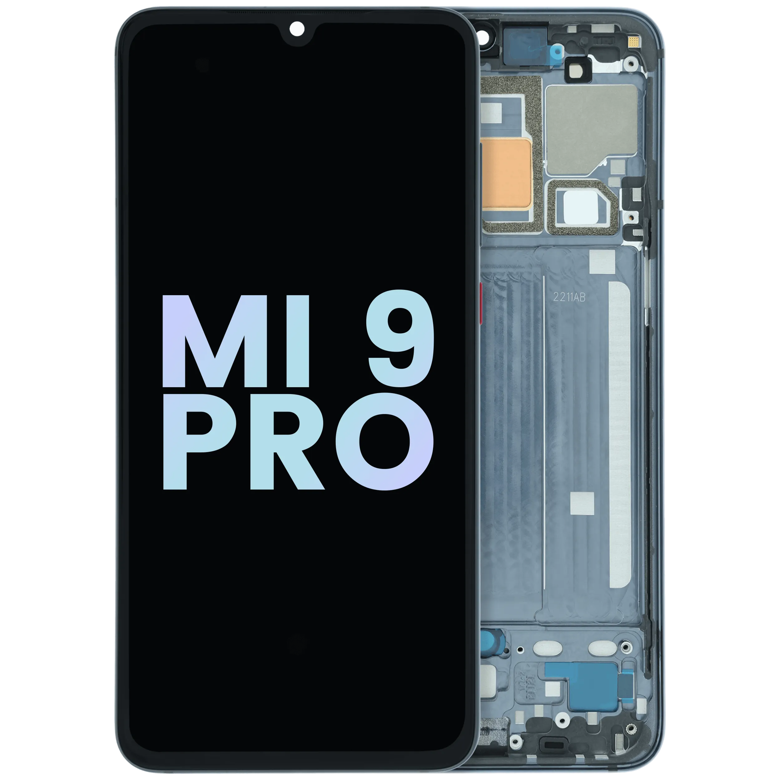 OLED Assembly With Frame For Xiaomi Mi 9 Pro (Genuine) (Black)