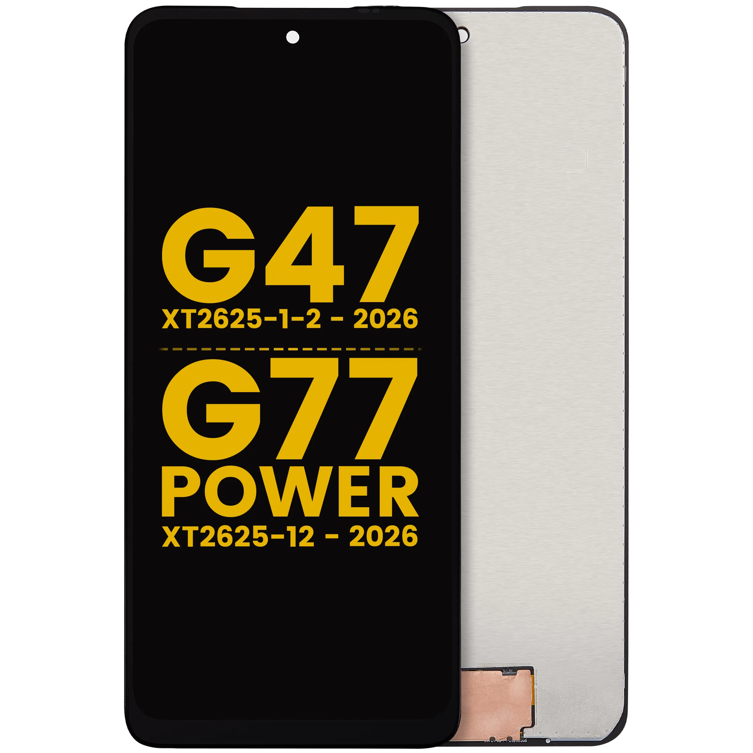 LCD Assembly Without Frame For Motorola Moto G47 (XT2625-1-2/ 2026)/ G77 Power (XT2625-12/2026) (Refurbished) (All Colors)