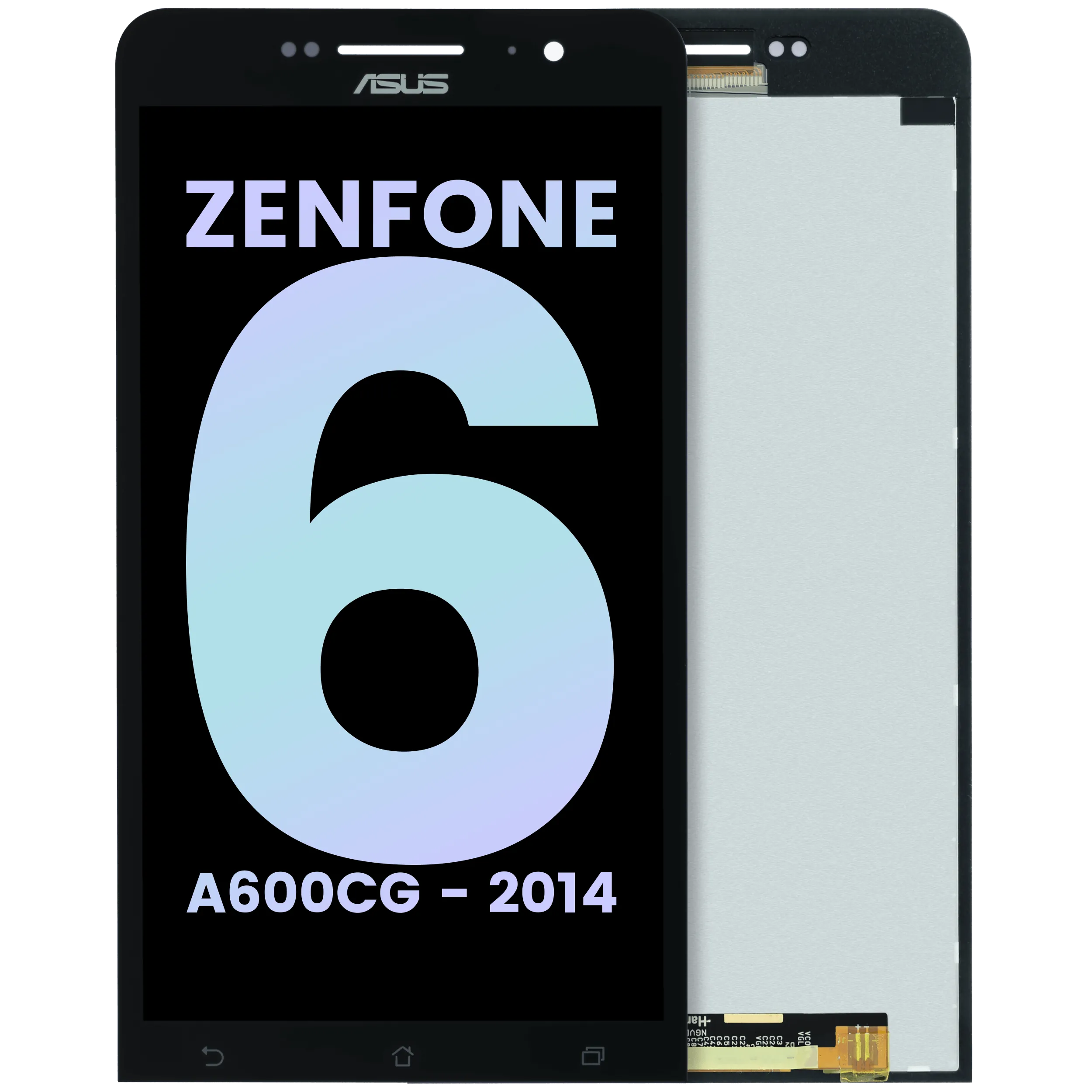 LCD Assembly Without Frame For Asus ZenFone 6 (A600CG / 2014) (Black)