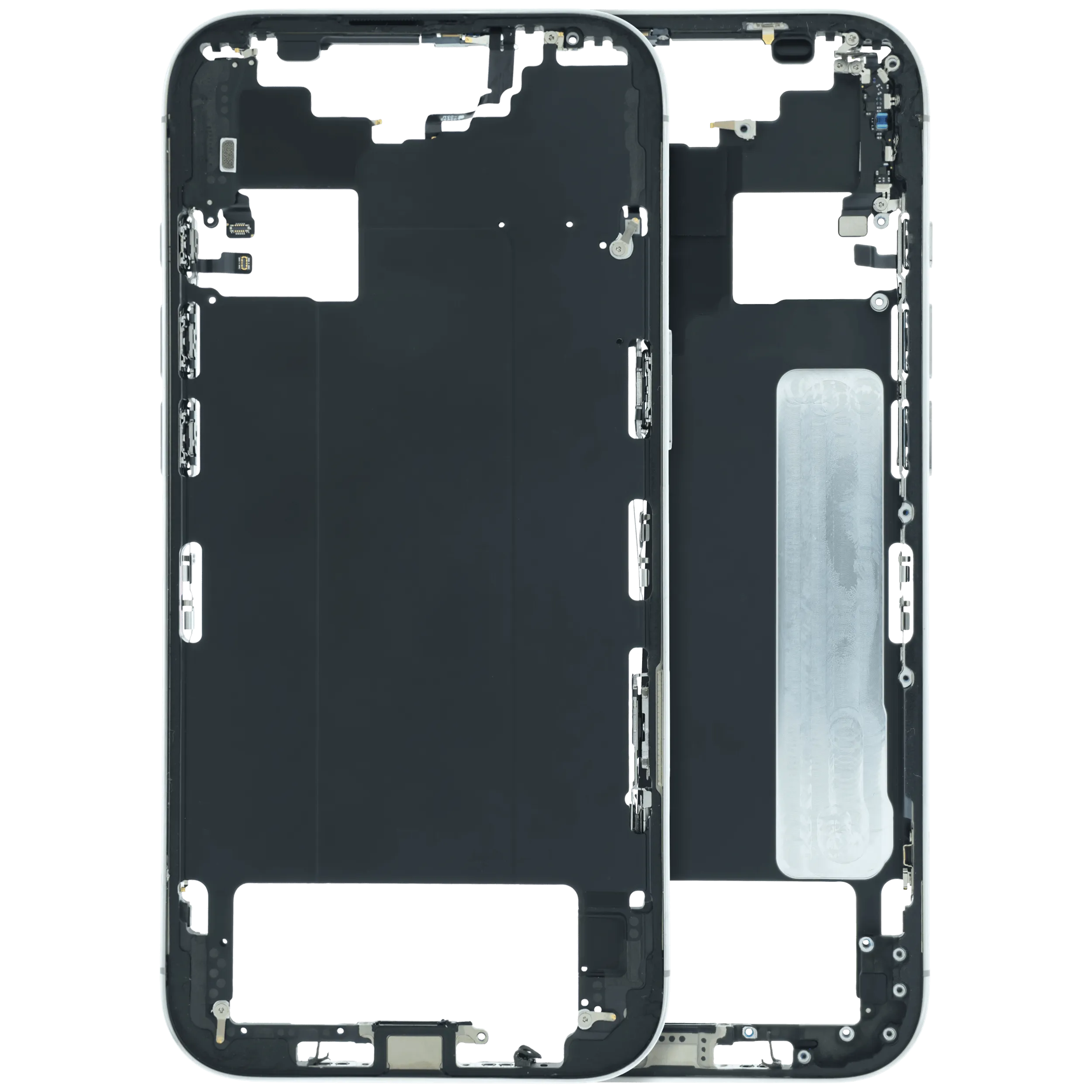 Mid-Frame Housing With Small Parts For iPhone Air (US / EU Version) (Used OEM Pull: Grade A) (Cloud White)
