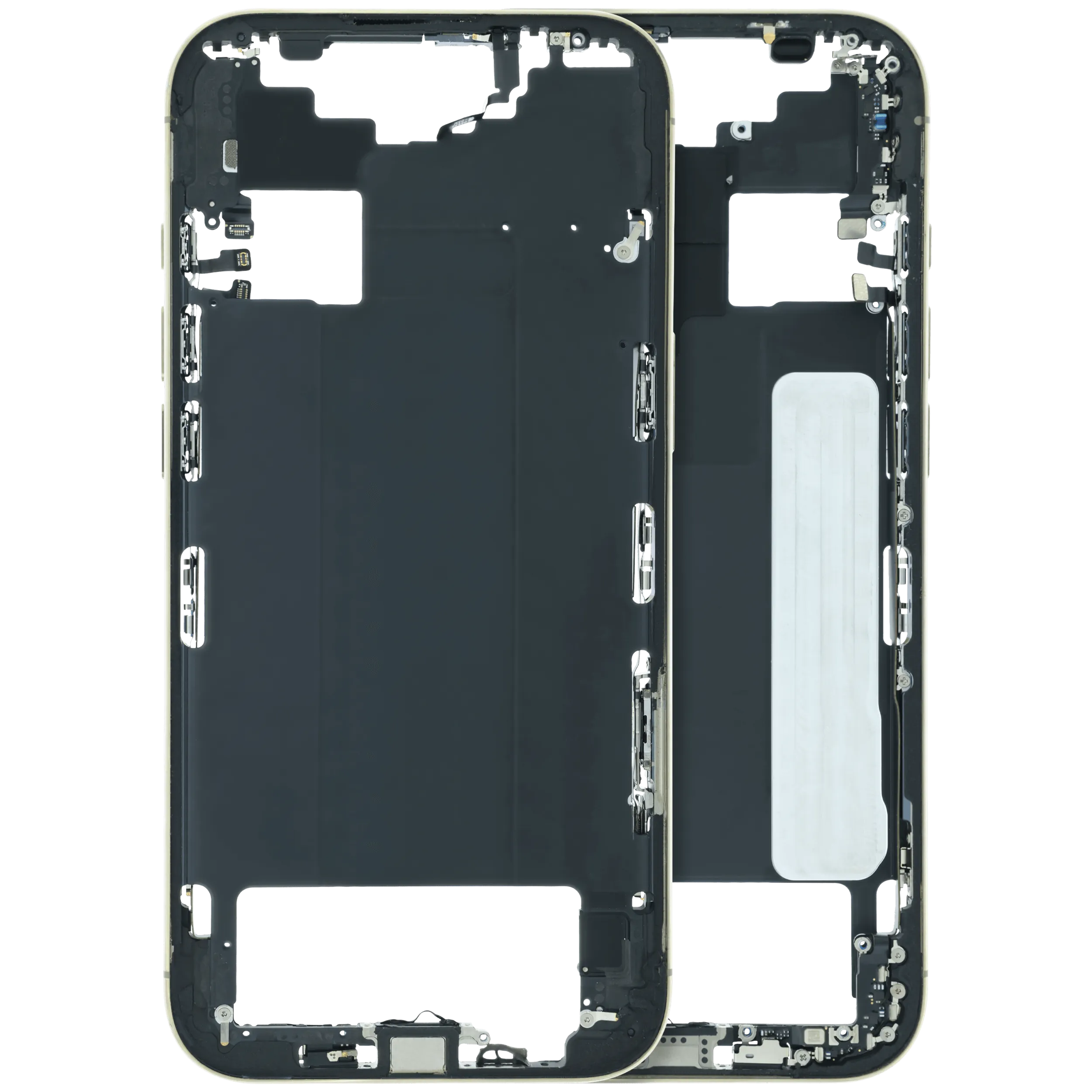 Mid-Frame Housing With Small Parts For iPhone Air (US / EU Version) (Used OEM Pull: Grade B) (Light Gold)
