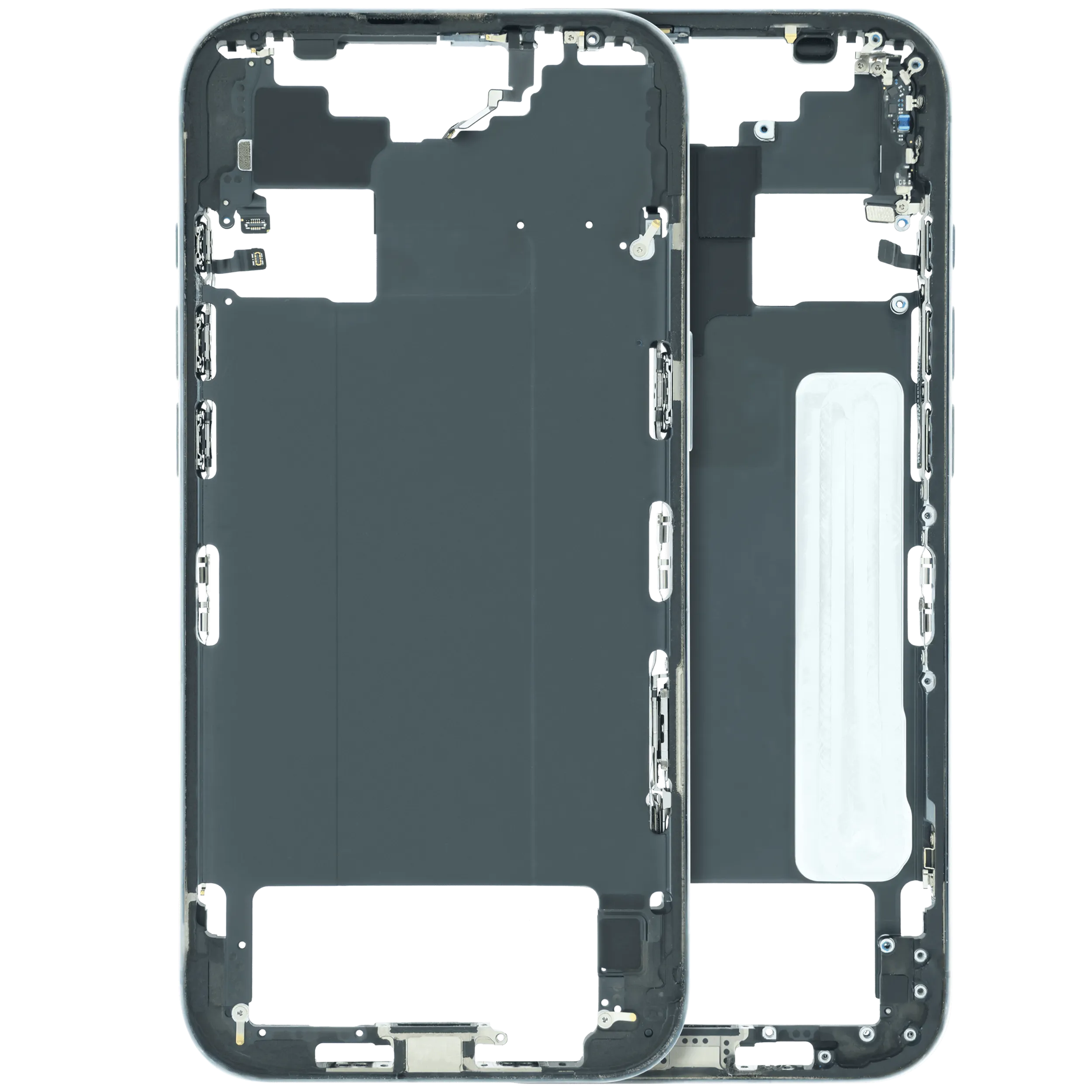 Mid-Frame Housing W/ Small Parts For iPhone Air (US / EU Version) (Used OEM Pull: Grade B) (Sky Blue)