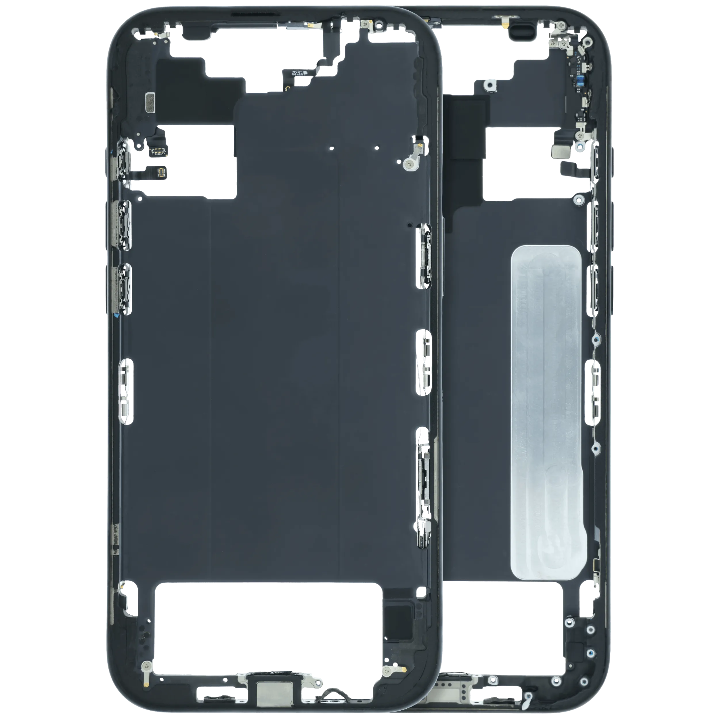 Mid-Frame Housing With Small Parts For iPhone Air (US / EU Version) (Used OEM Pull: Grade C) (Space Black)
