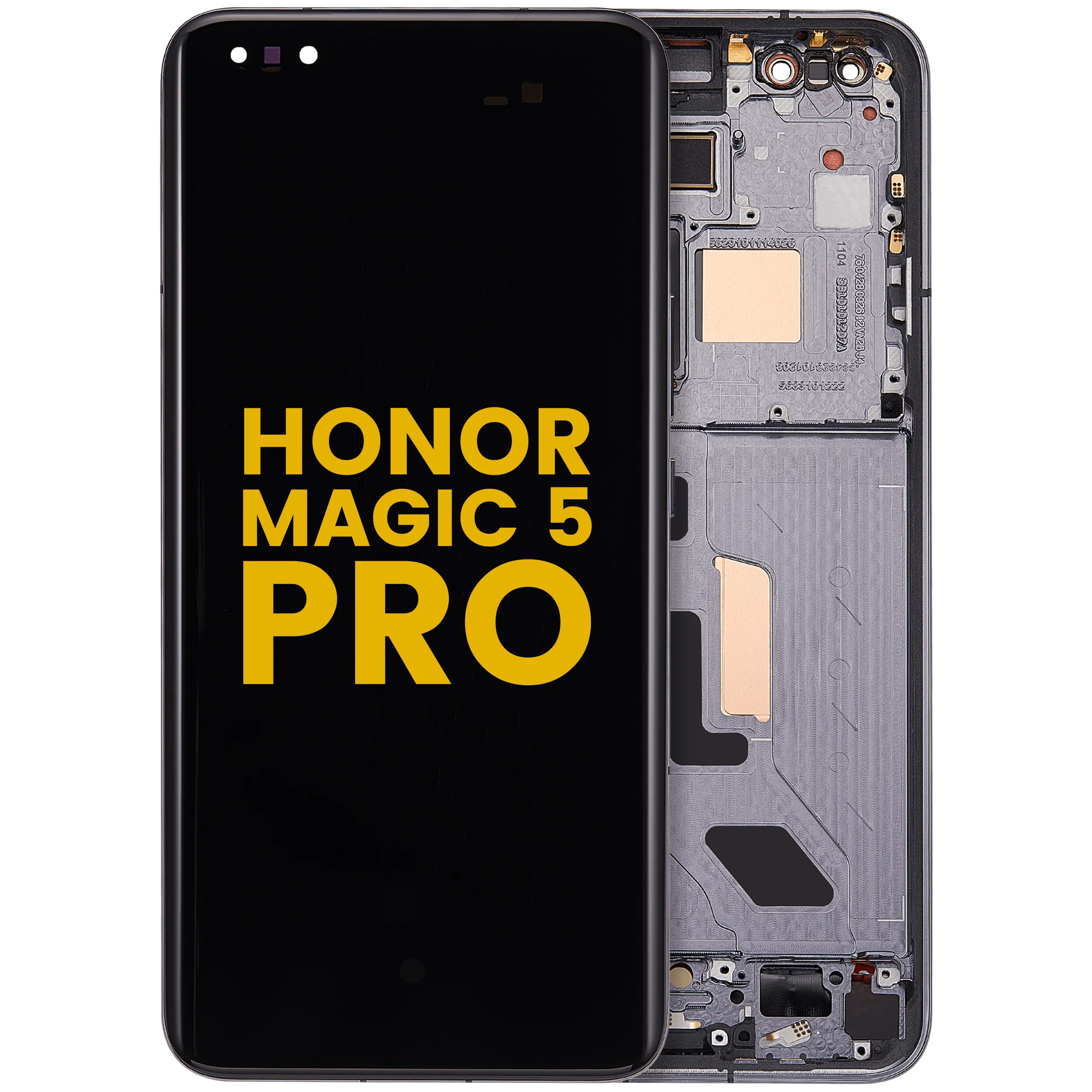 OLED Assembly With Frame For Honor Magic 5 Pro (Refurbished) (Black)