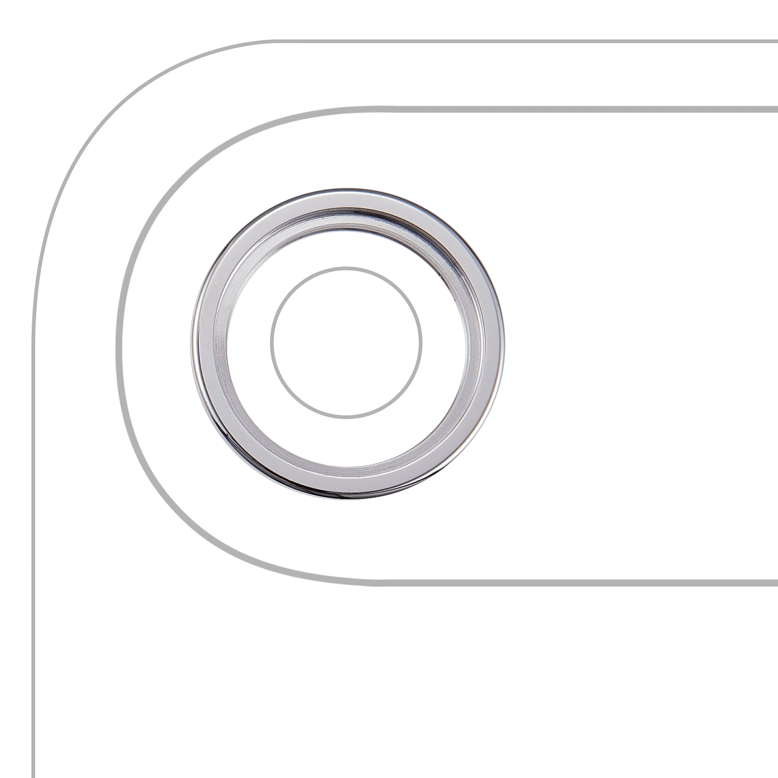 Back Camera Bezel Ring Only For iPhone Air (Cloud White) (10 Pack)