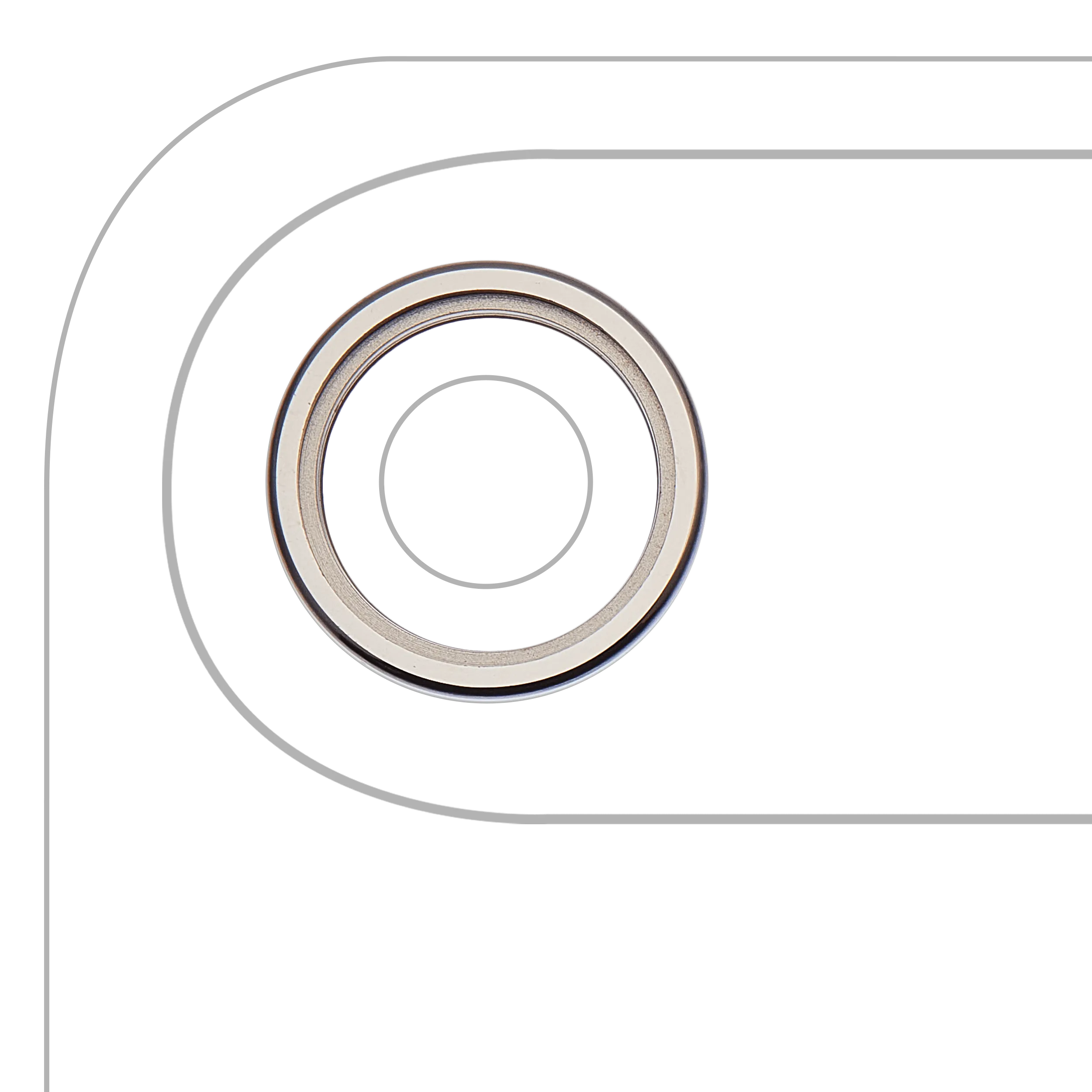Back Camera Bezel Ring Only For iPhone Air (Light Gold)