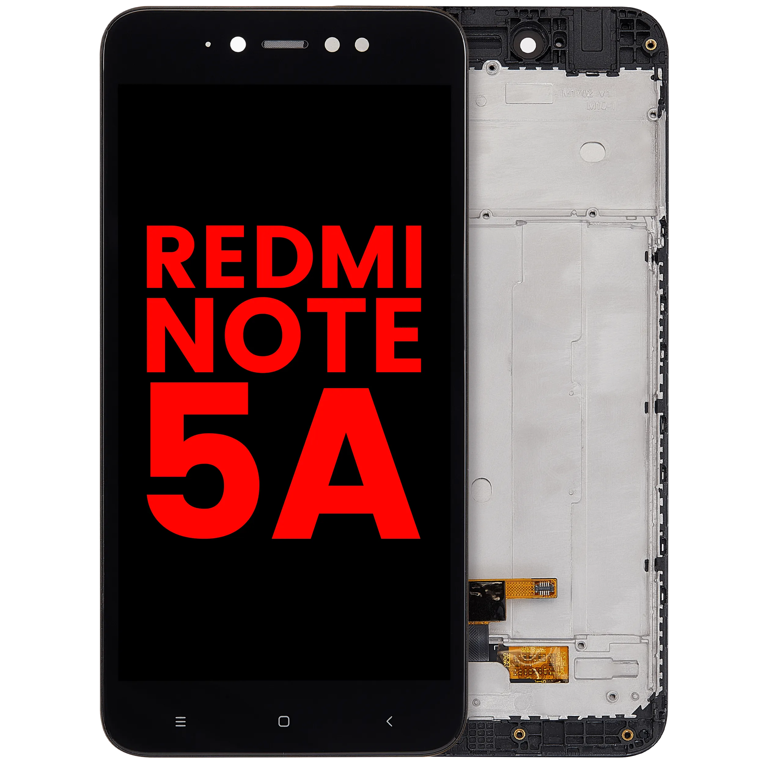 LCD Assembly With Frame For Xiaomi Redmi Note 5A (Aftermarket Plus) (Black)