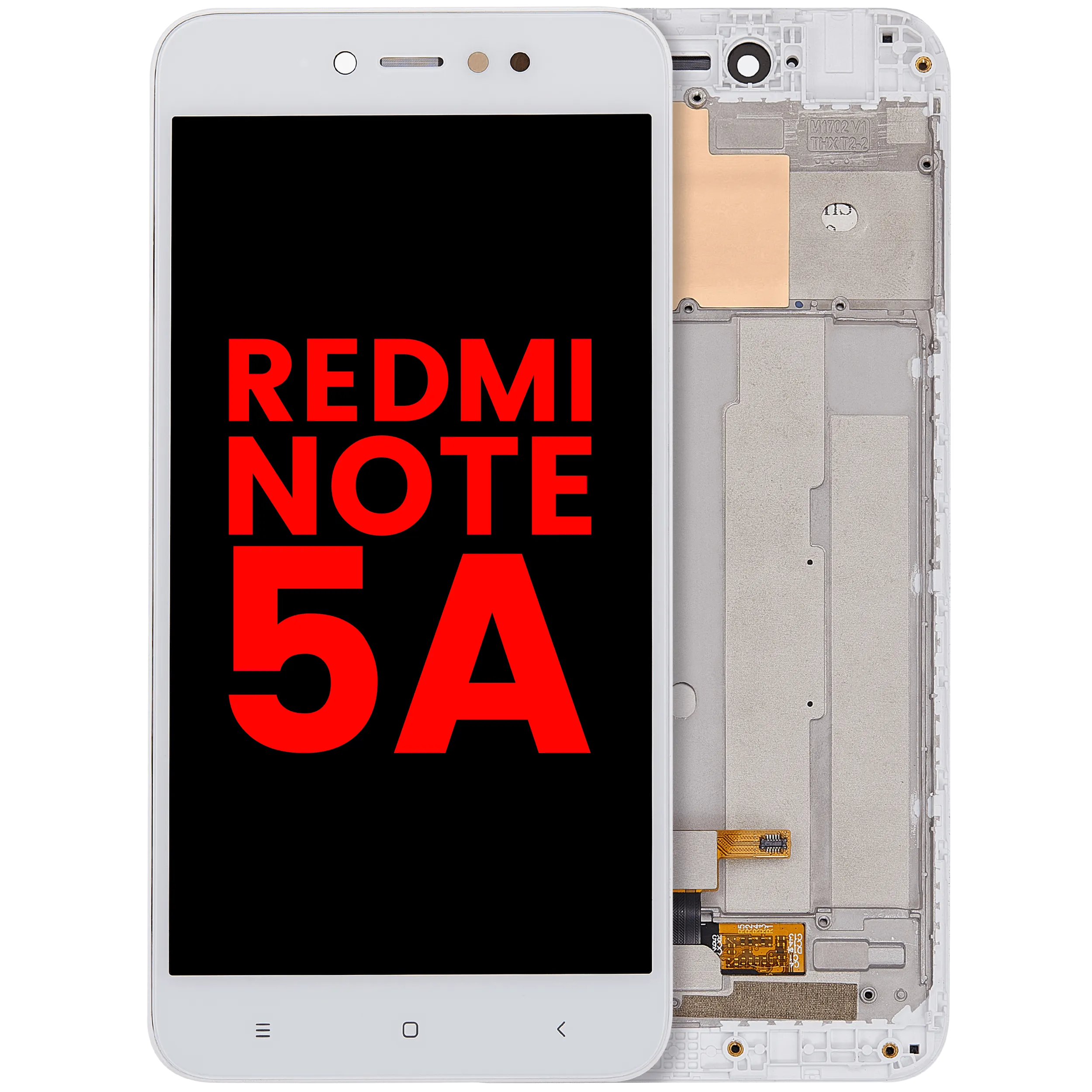 LCD Assembly With Frame For Xiaomi Redmi Note 5A (Aftermarket Plus) (White)