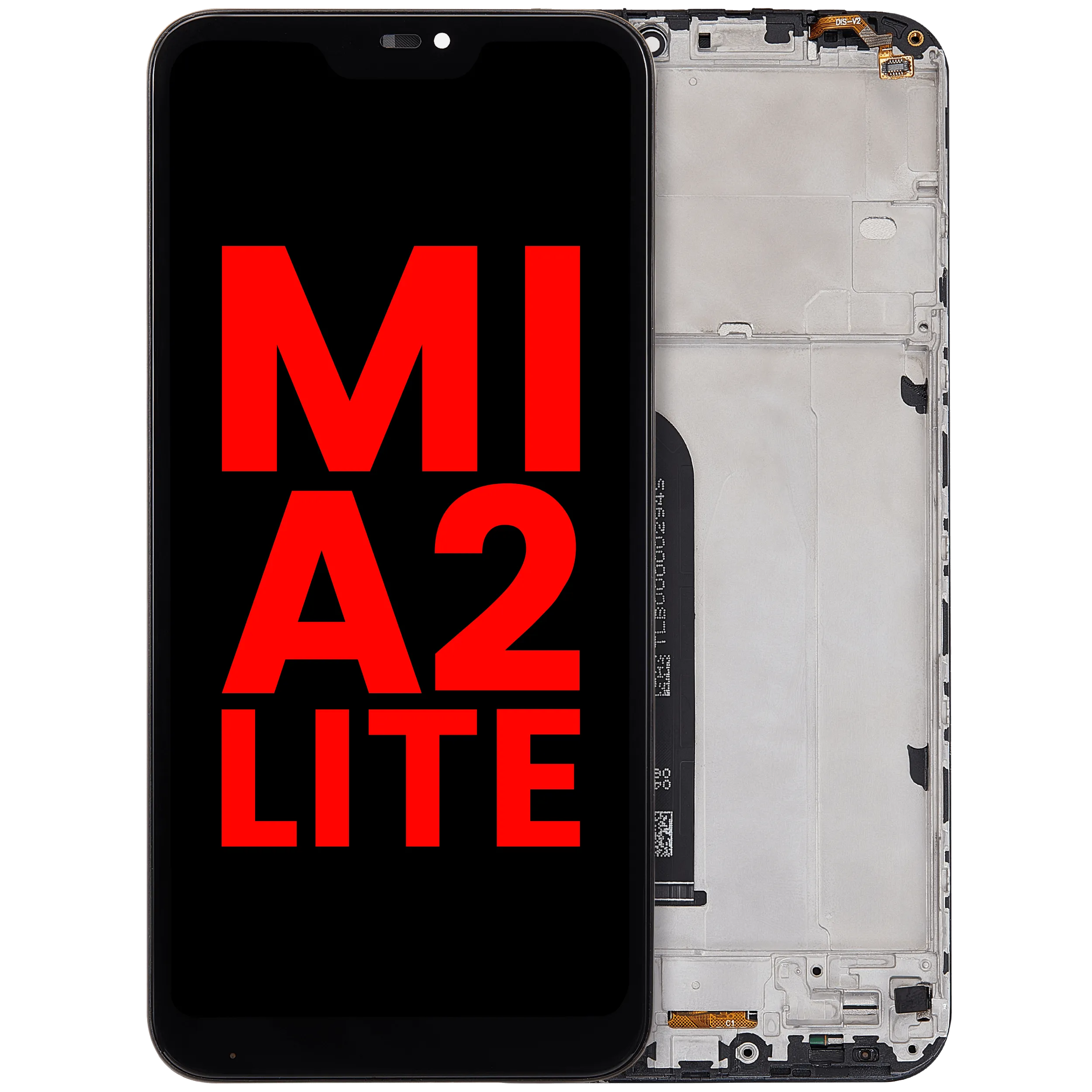 LCD Assembly With Frame For Xiaomi Mi A2 Lite (Aftermarket Plus) (Black)