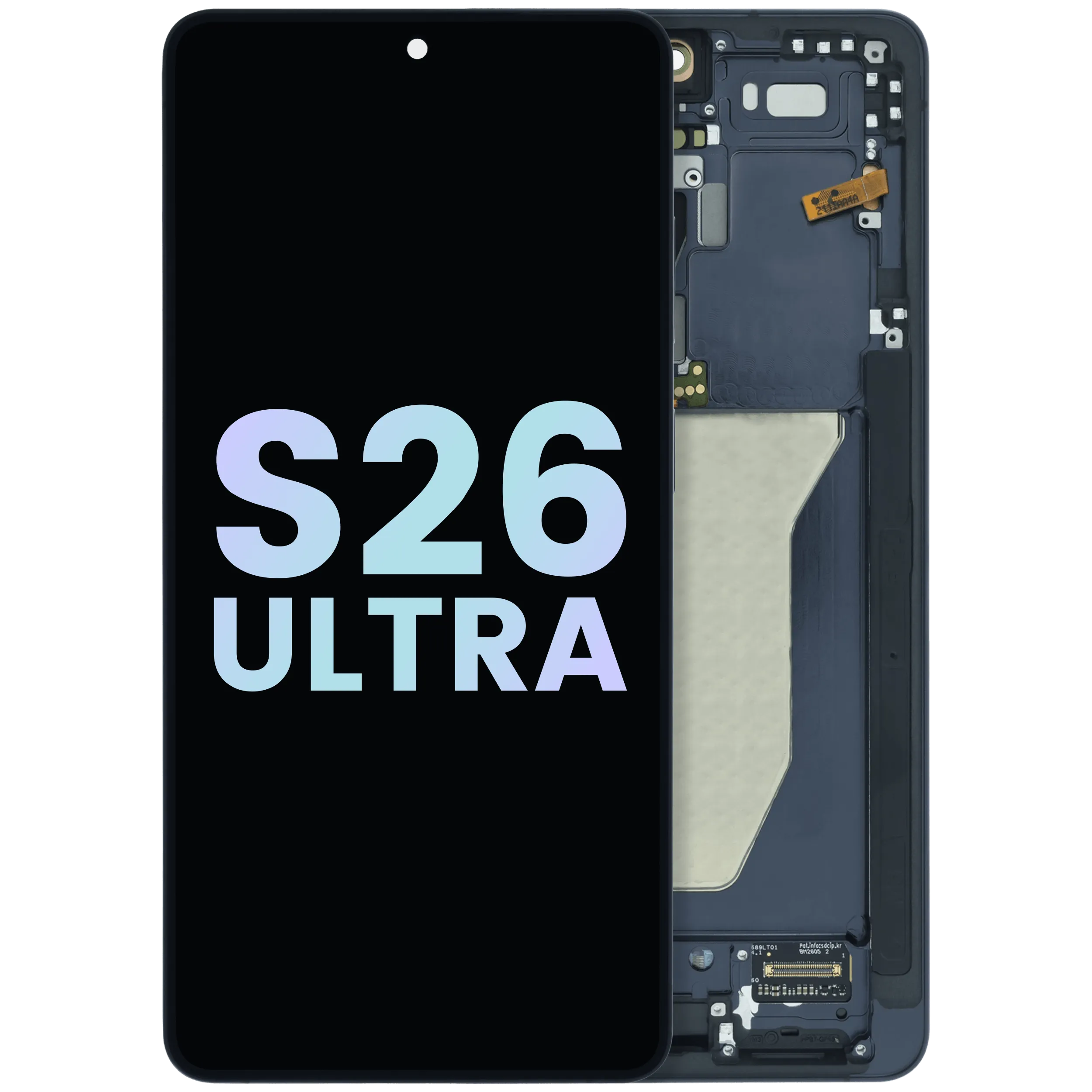 OLED Assembly With Frame For Samsung Galaxy S26 Ultra 5G (Service Pack) (Titanium Black)