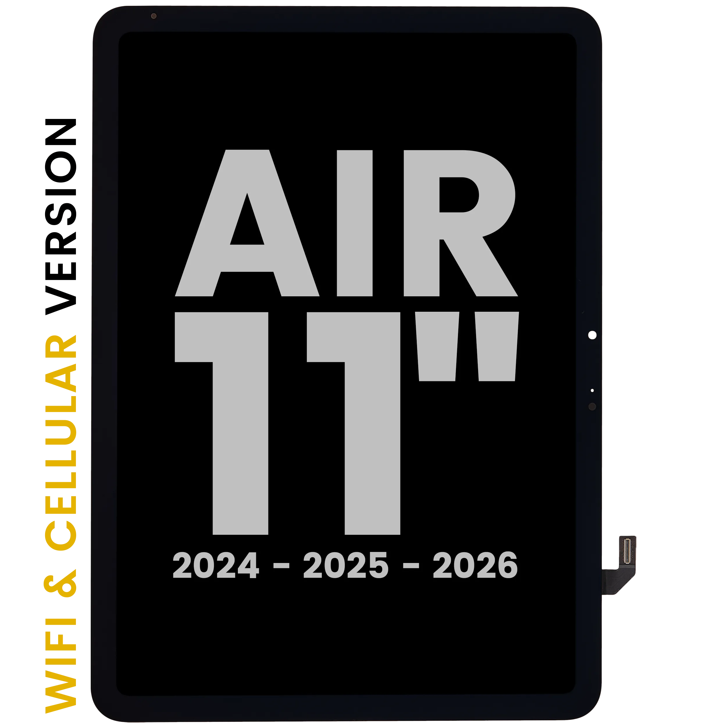 LCD Assembly With Digitizer For iPad Air 11" (2024 / 2025 / 2026) (WiFi & Cellular) (Aftermarket) (All Colors)
