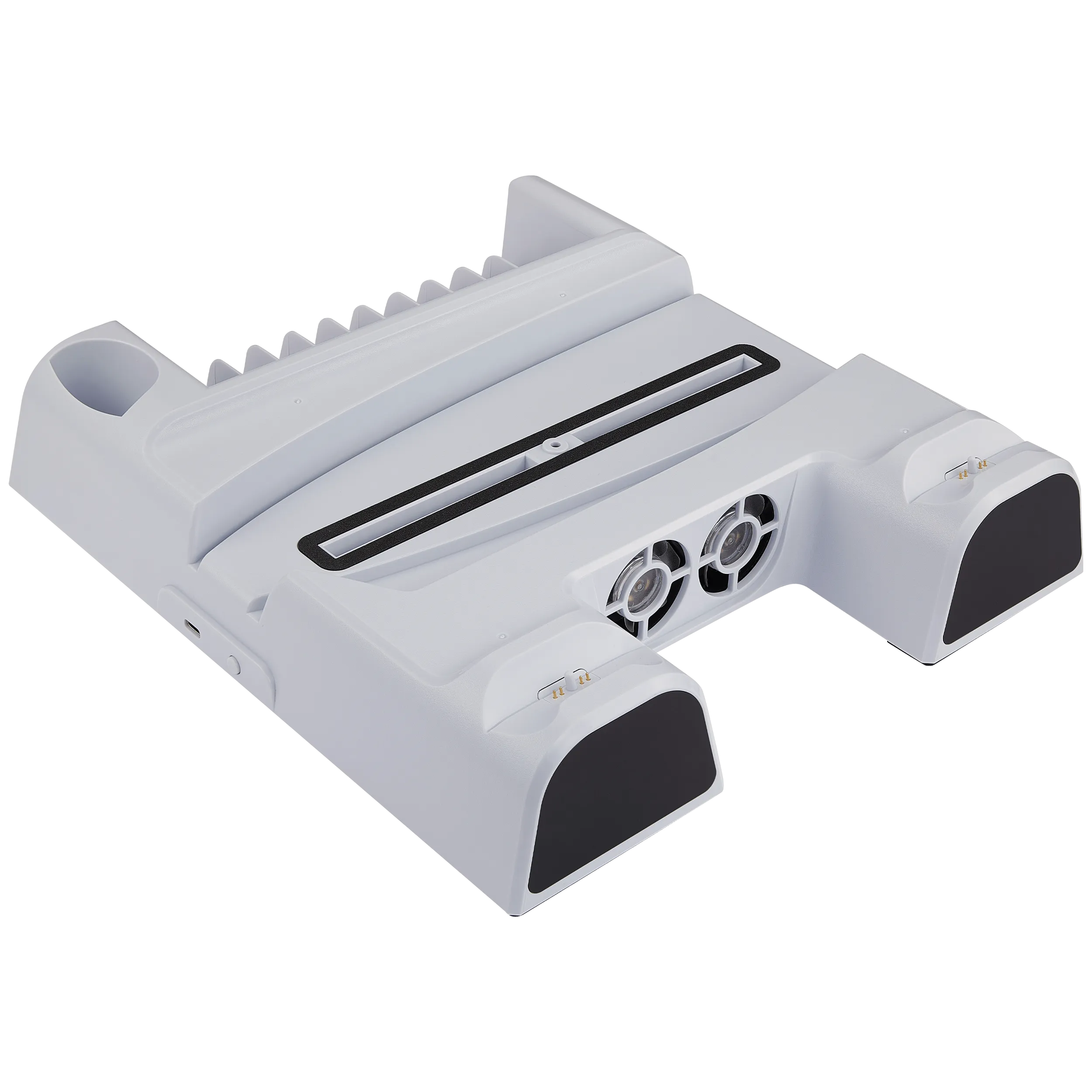 TP5-3552D White Multifunctional Cooling Charging Stand For PlayStation 5 / PlayStation 5 Slim (DOBE)