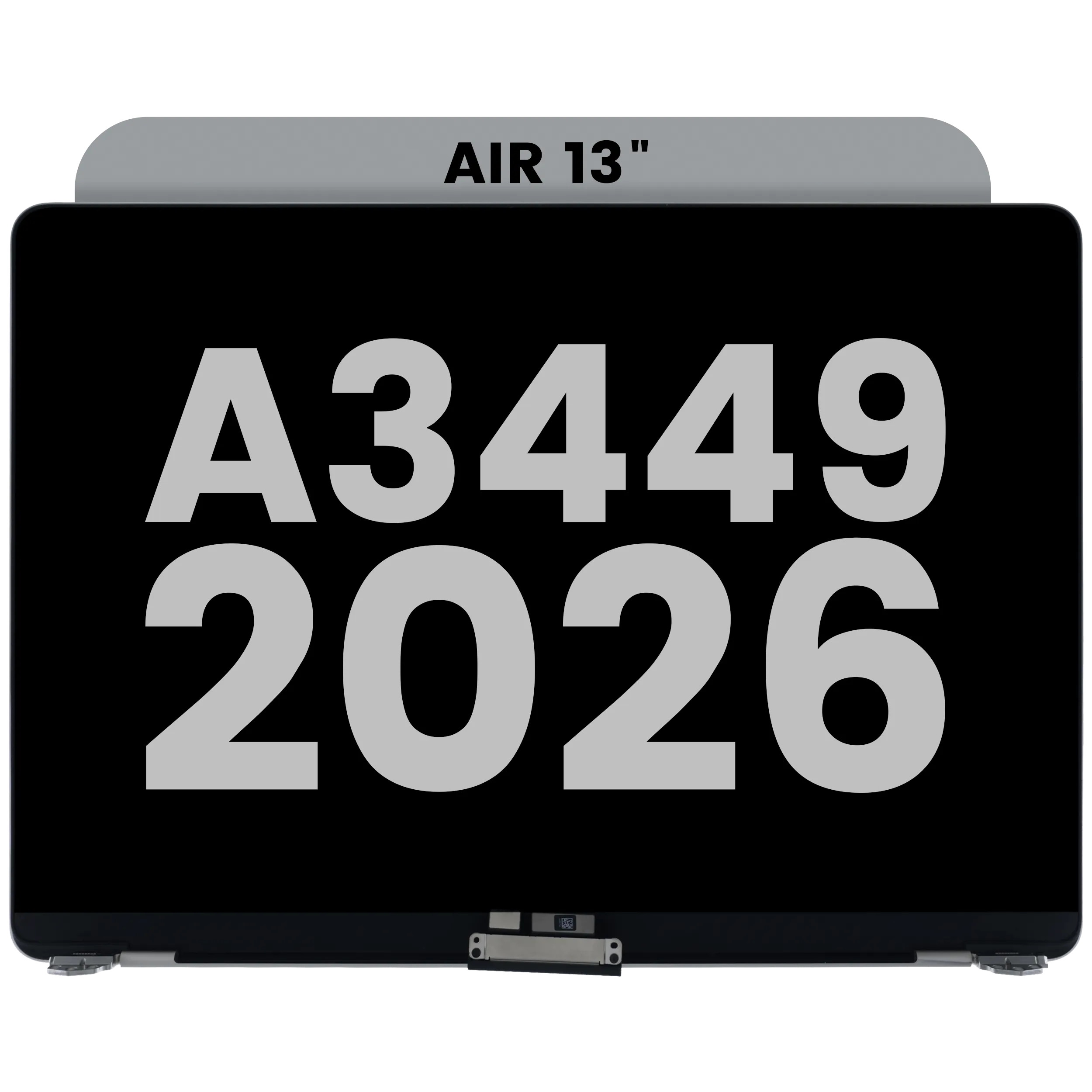 Complete LCD Display Assembly For MacBook Air 13" A3449 (2026) (Used OEM Pull: Grade A) (Starlight)