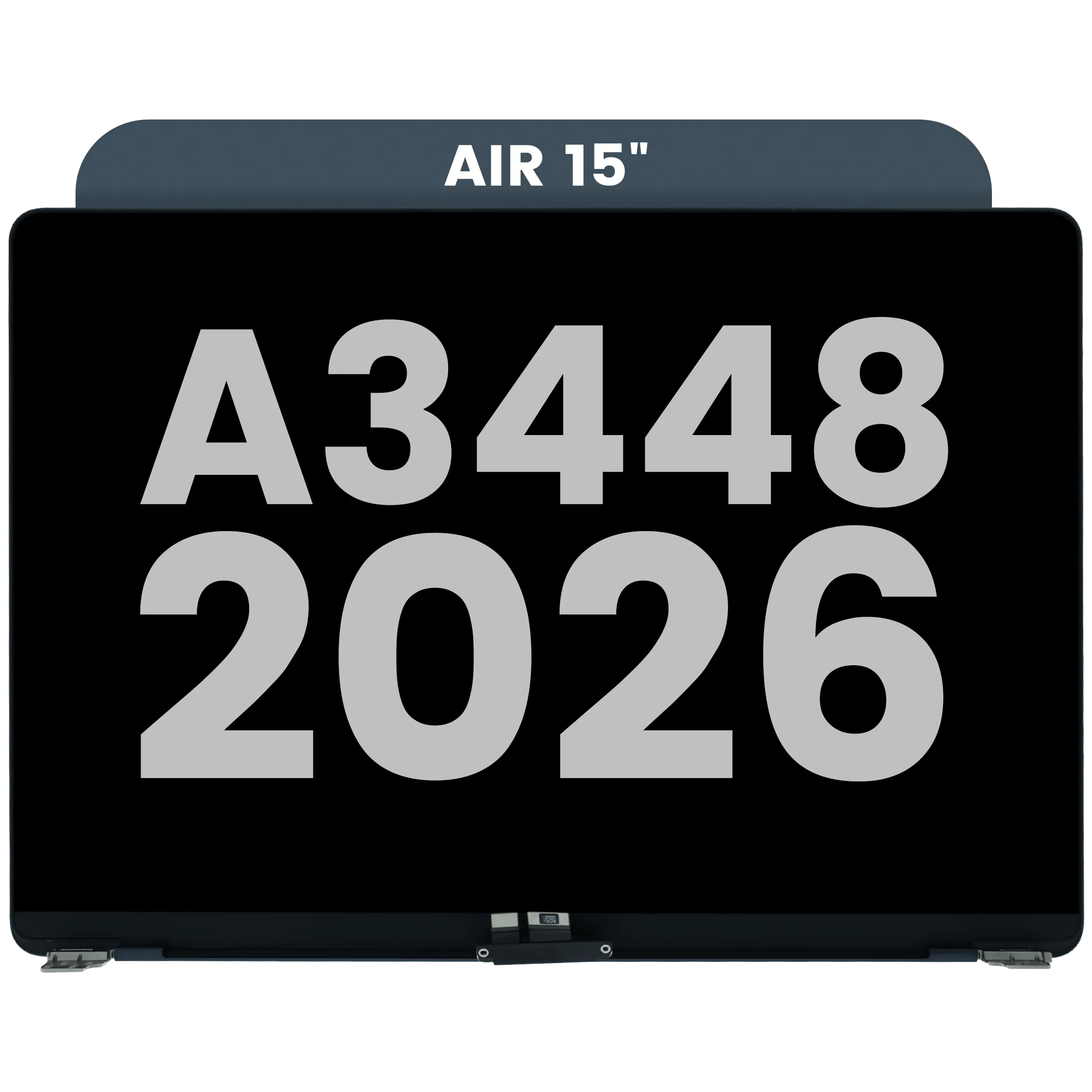 Complete LCD Display Assembly For MacBook Air 15" A3448 (2026) (Used OEM Pull: Grade A) (Midnight)