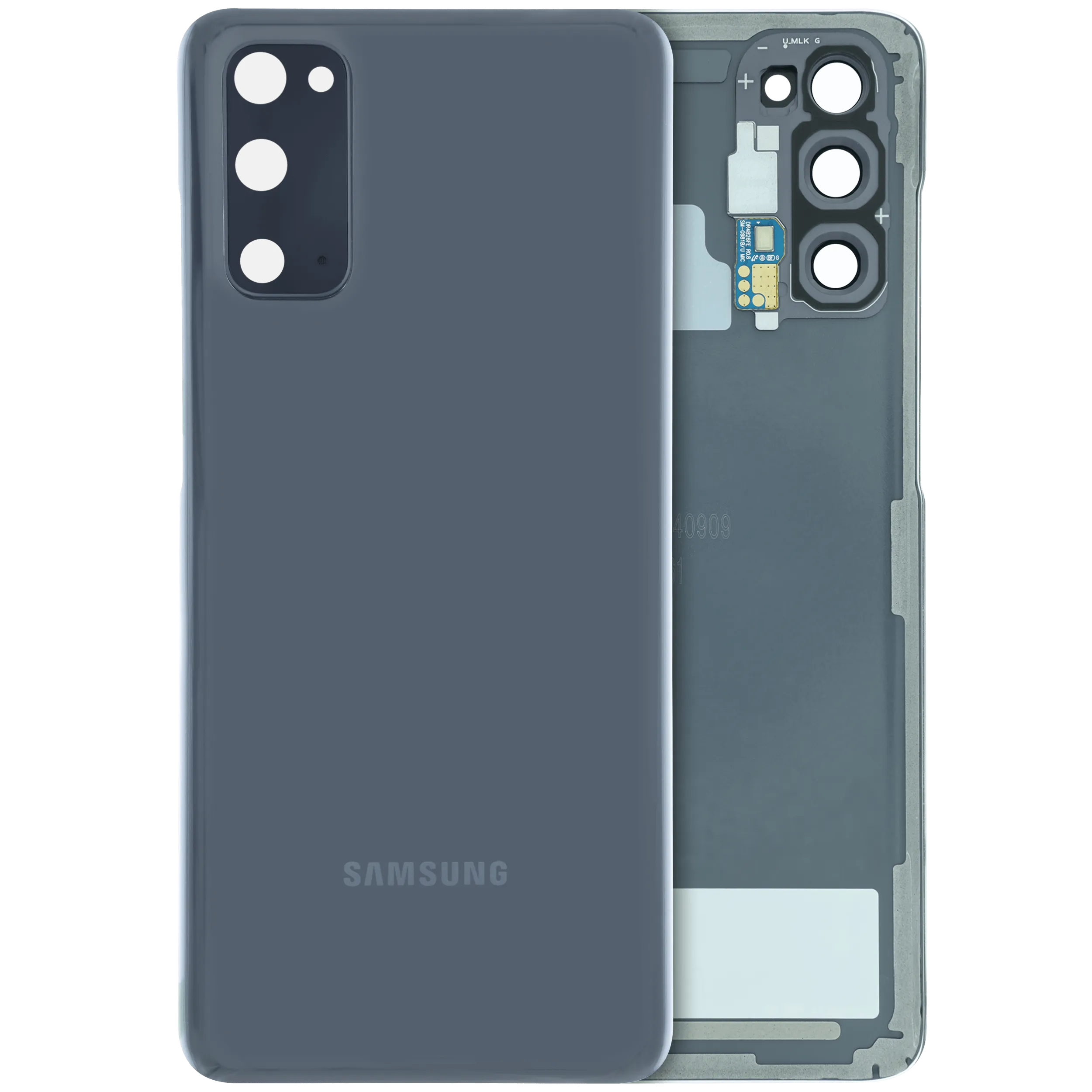 Back Cover Glass For Samsung Galaxy S20 Plus (Service Pack) (Cosmic Grey)
