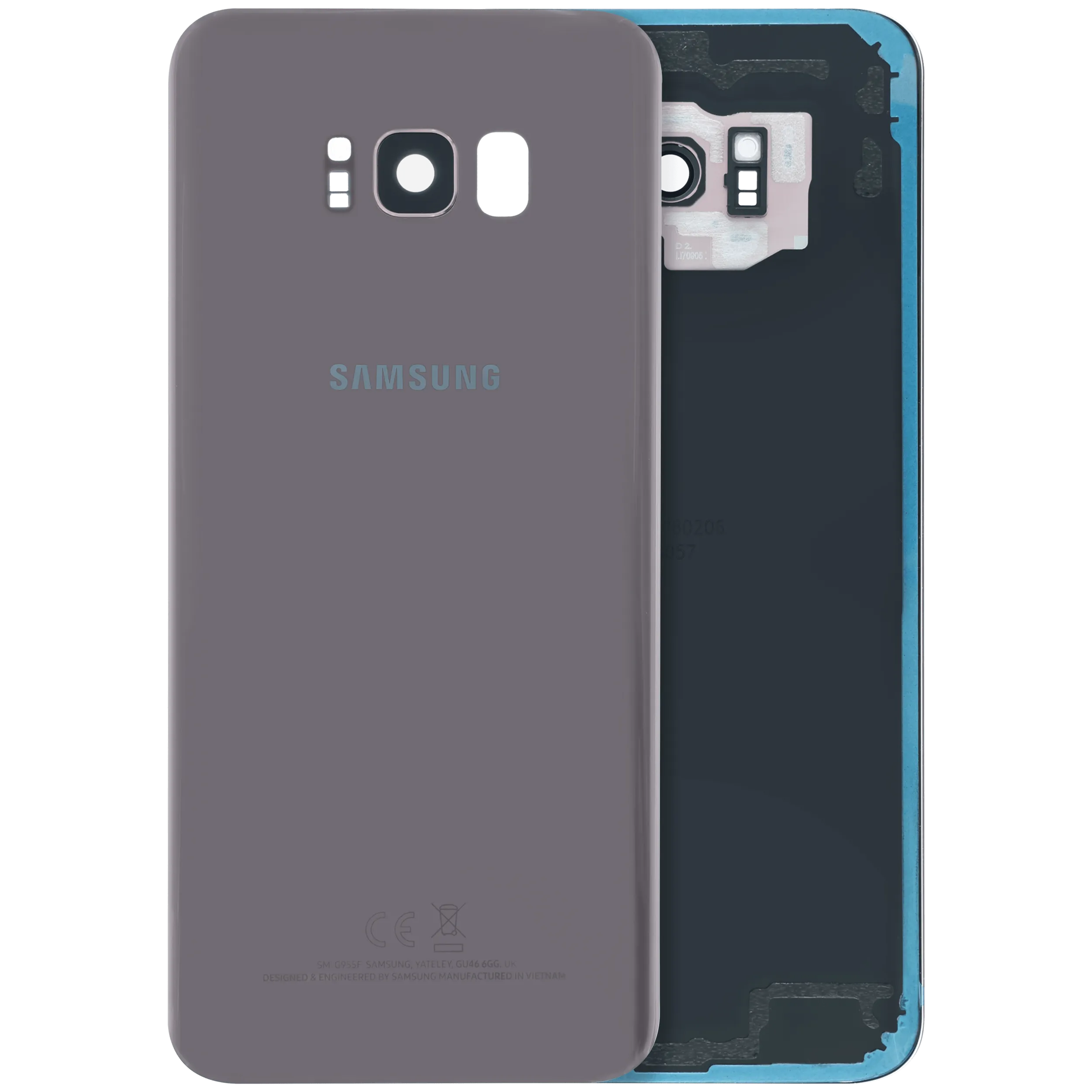 Back Cover Glass For Samsung Galaxy S8 Plus (Service Pack) (Rose Pink)