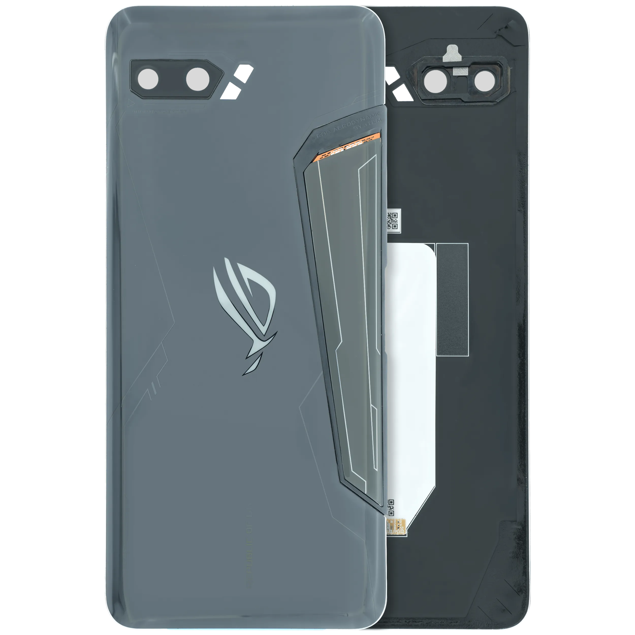 Back Glass For Asus ROG Phone II (Genuine OEM) (Matte Black)