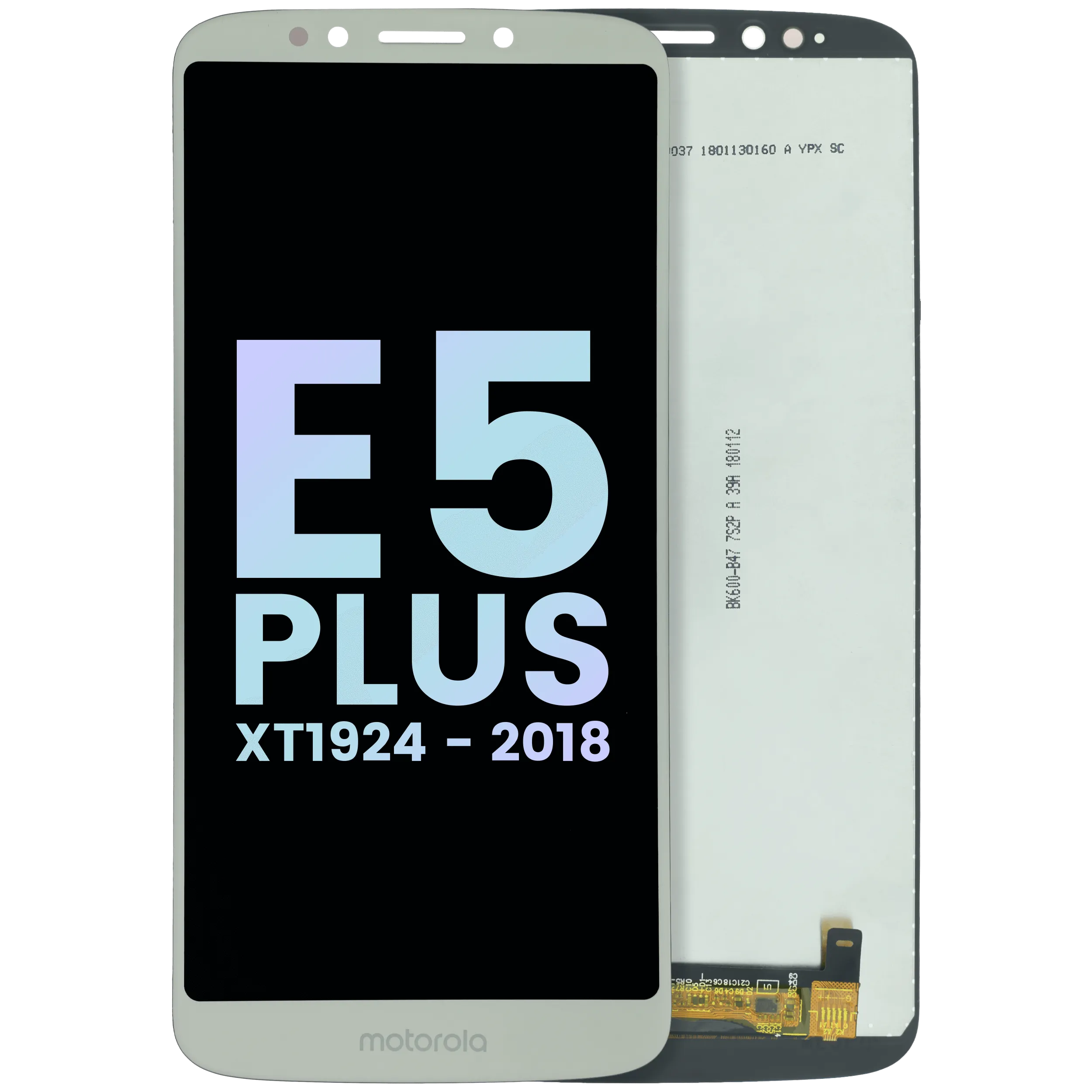LCD Assembly Without Frame For Motorola Moto E5 Plus (XT1924 / 2018) (Genuine OEM) (Gold)
