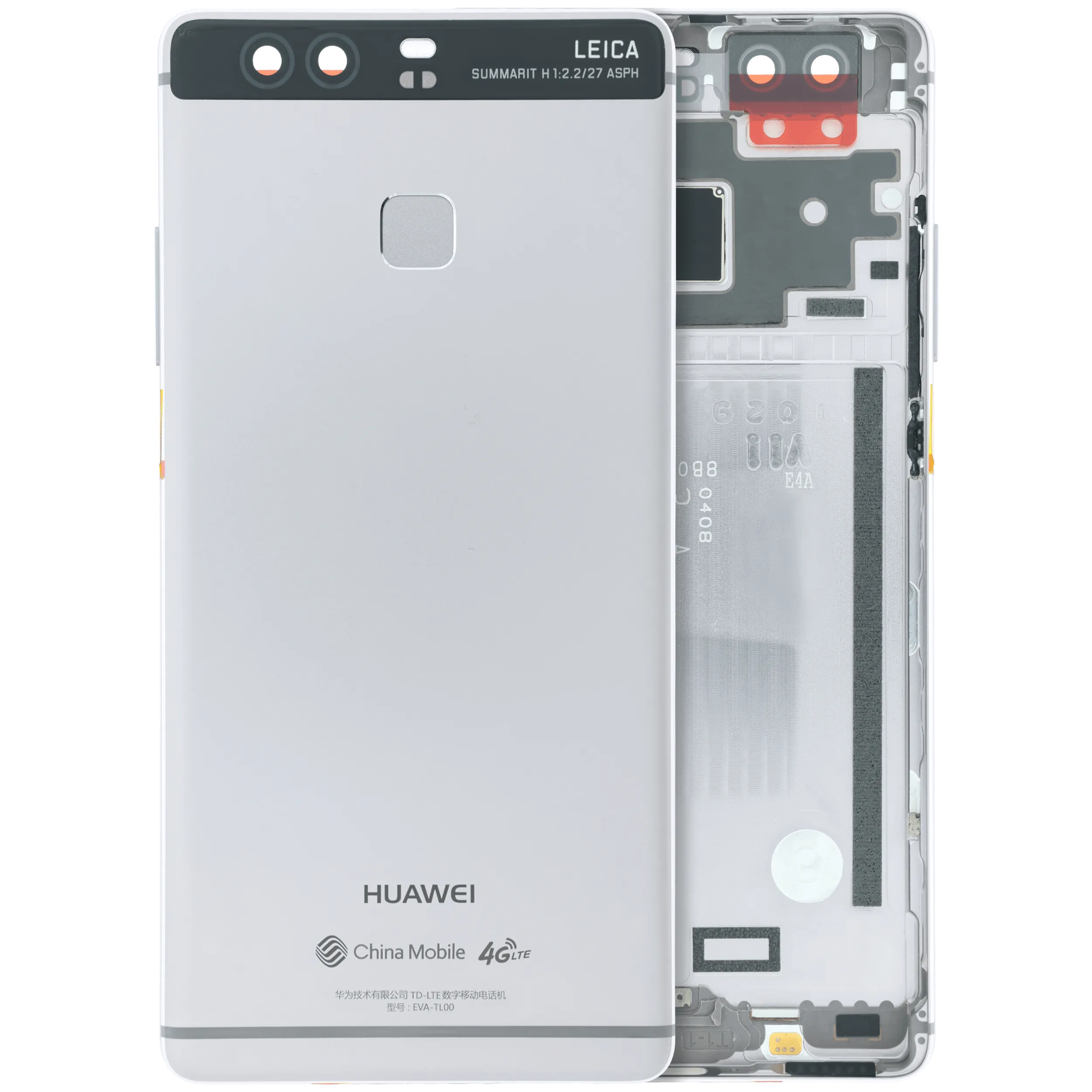 Back Housing Compatible For Huawei P9 (Genuine OEM) (Black)