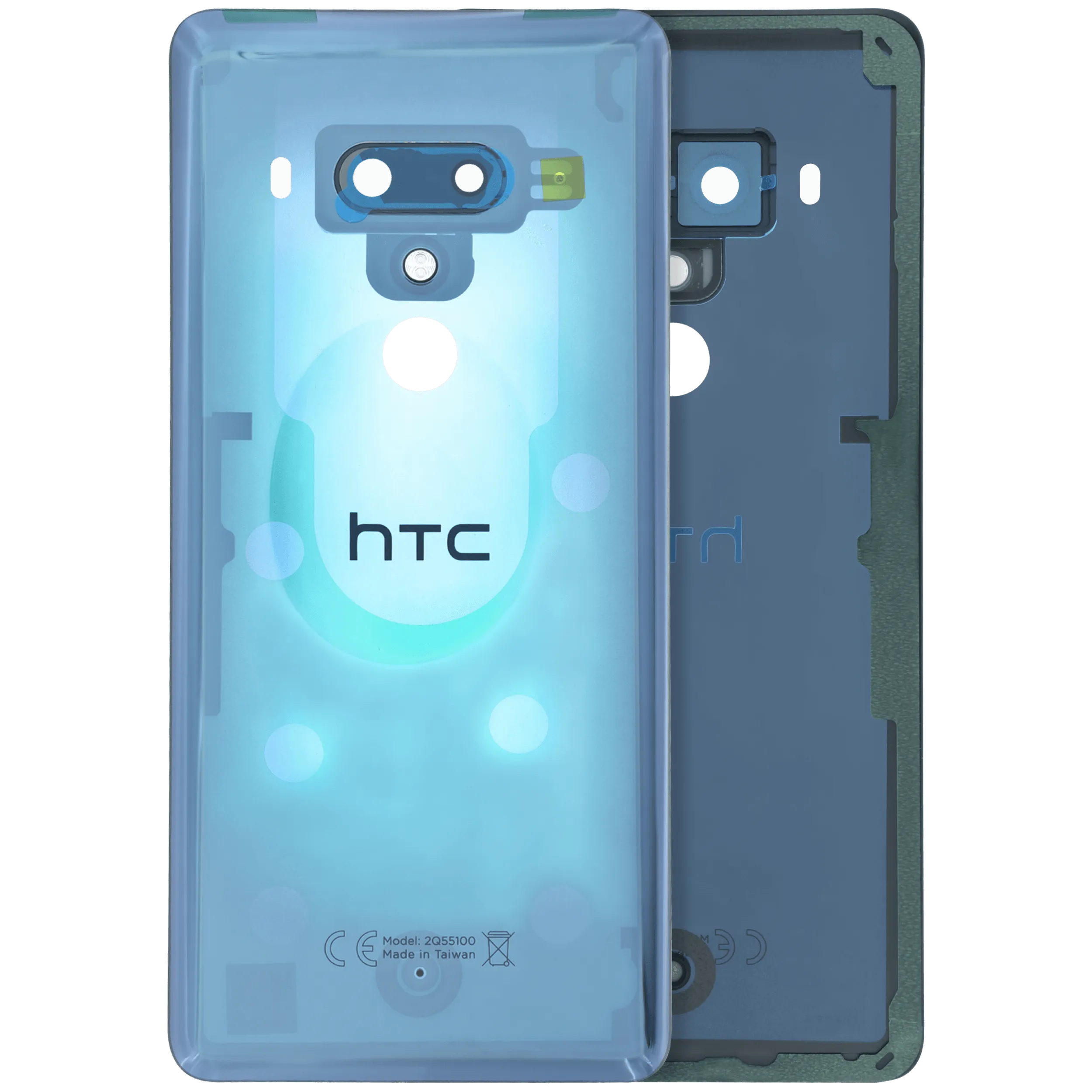 Back Cover Glass For HTC U12 Plus (Genuine OEM) (Blue)
