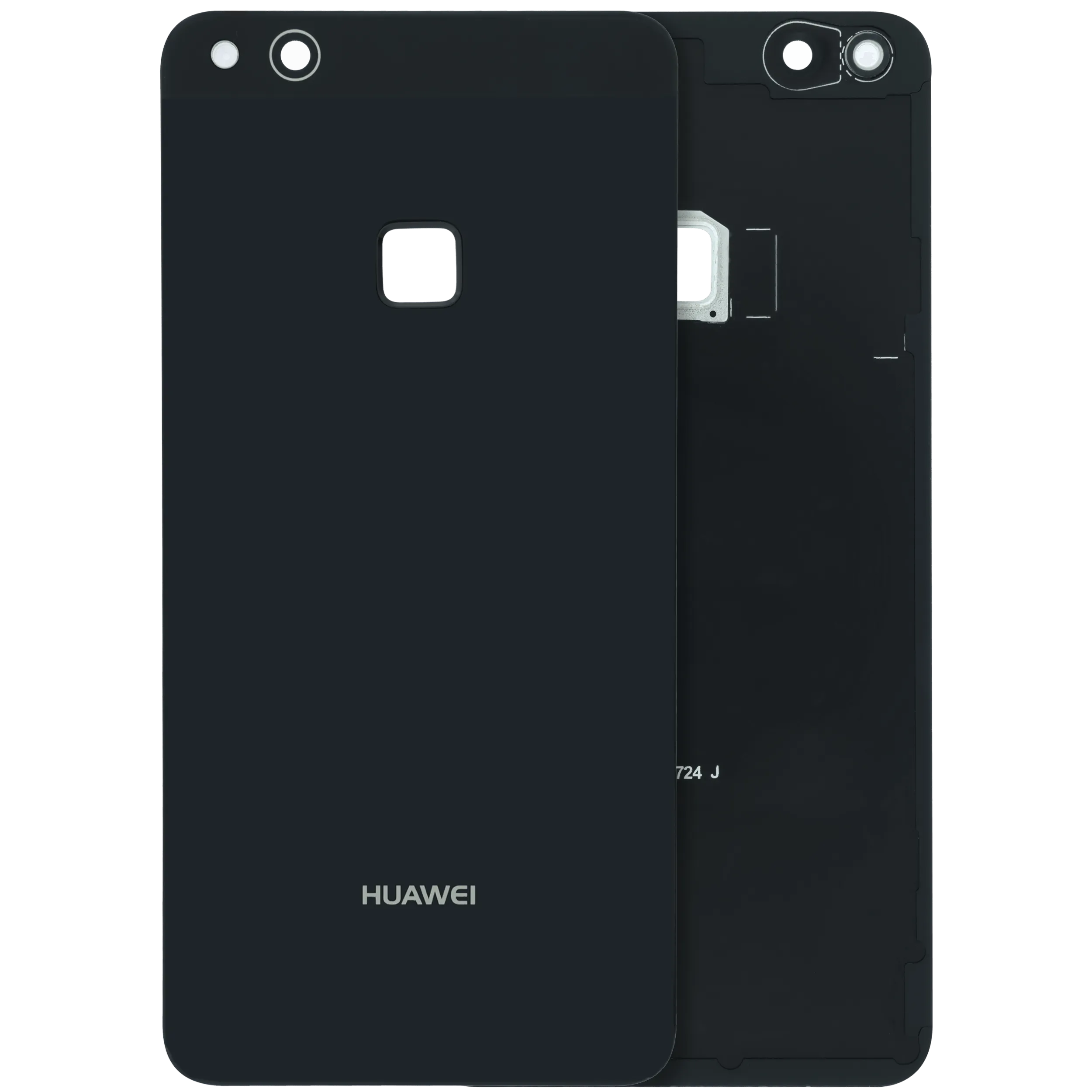 Back Cover Glass Compatible For Huawei P10 Lite (2017) (Genuine) (Black)