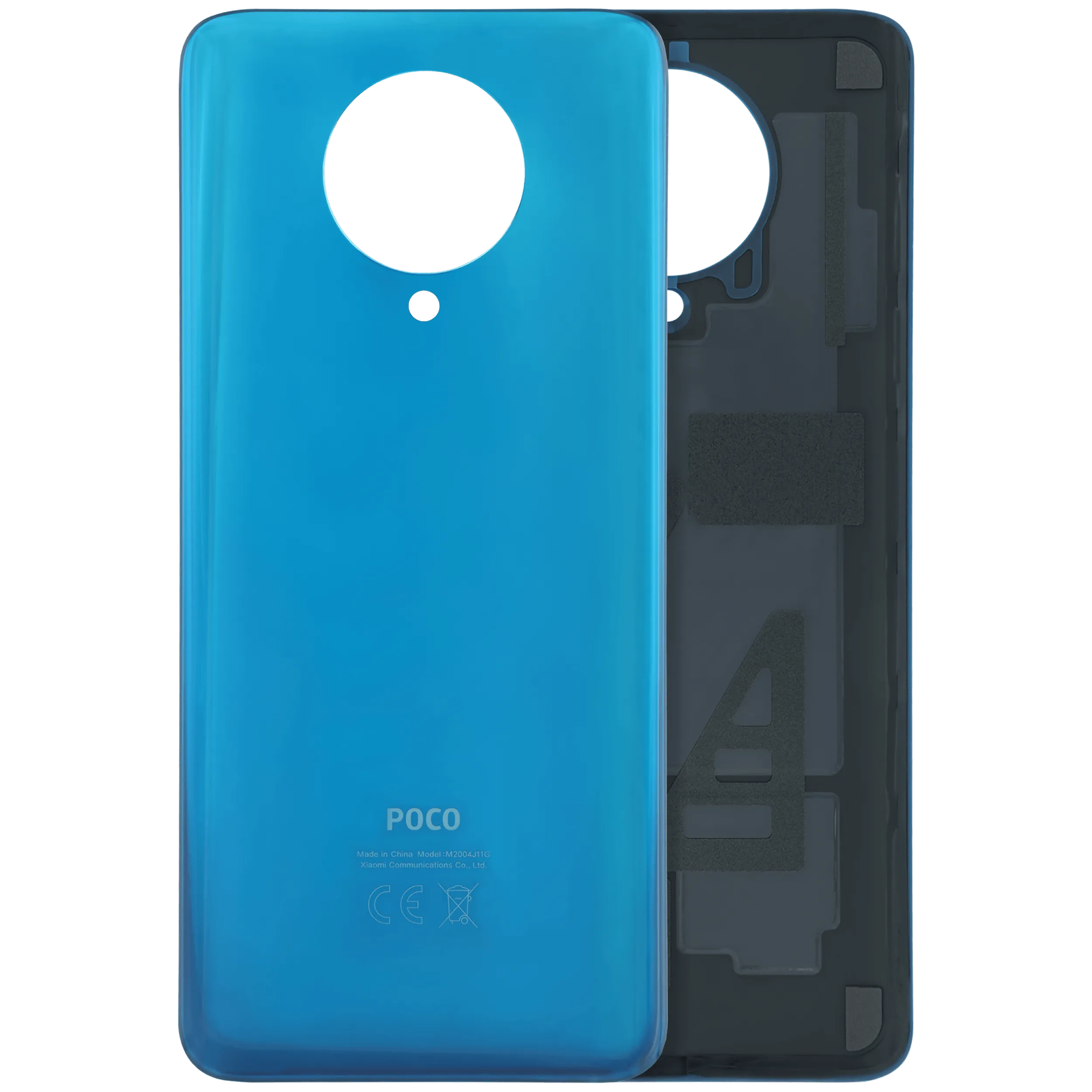 Back Cover For Xiaomi Poco F2 Pro (Genuine OEM) (Neon Blue)