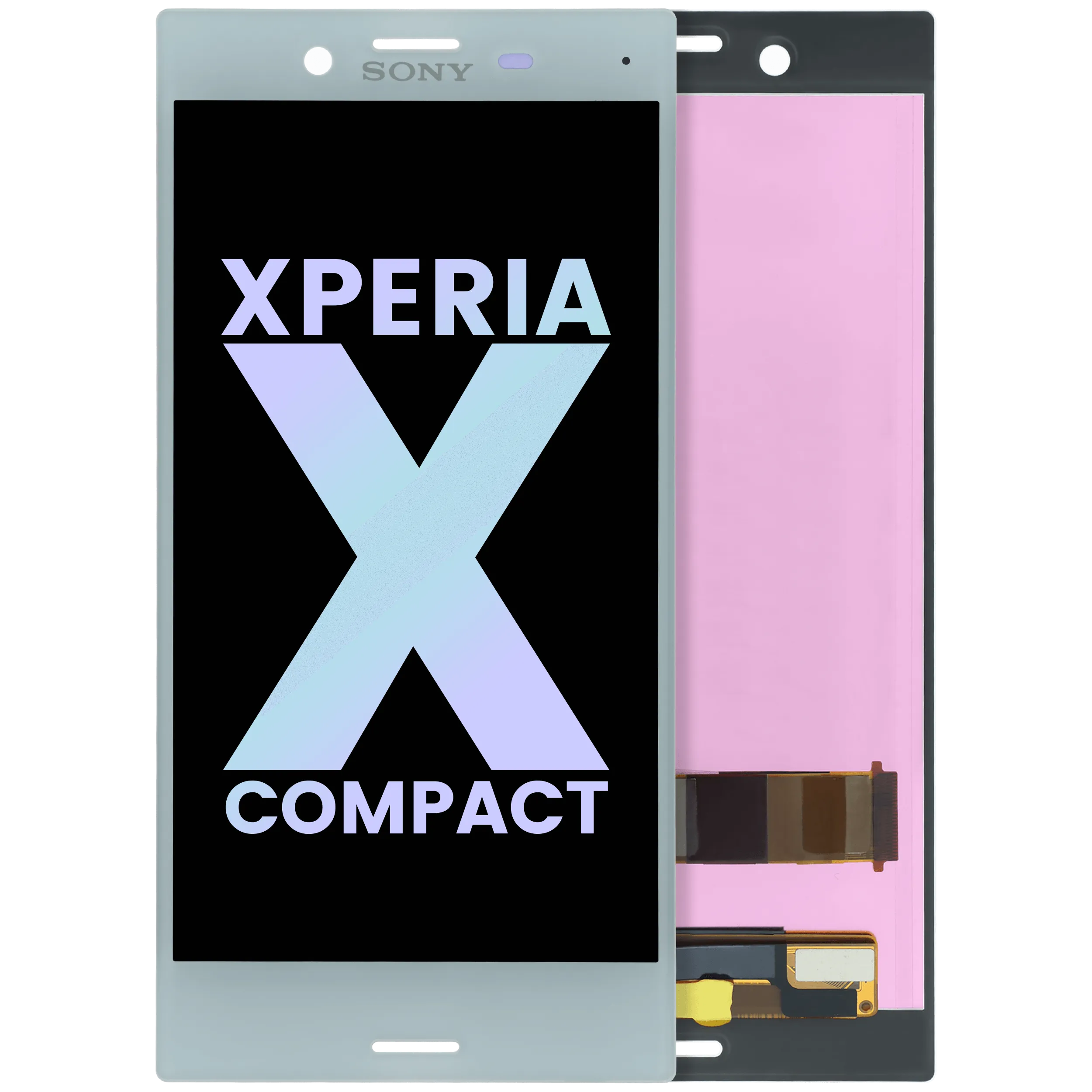 LCD Assembly Without Frame For Sony Xperia X Compact (Genuine OEM) (White)