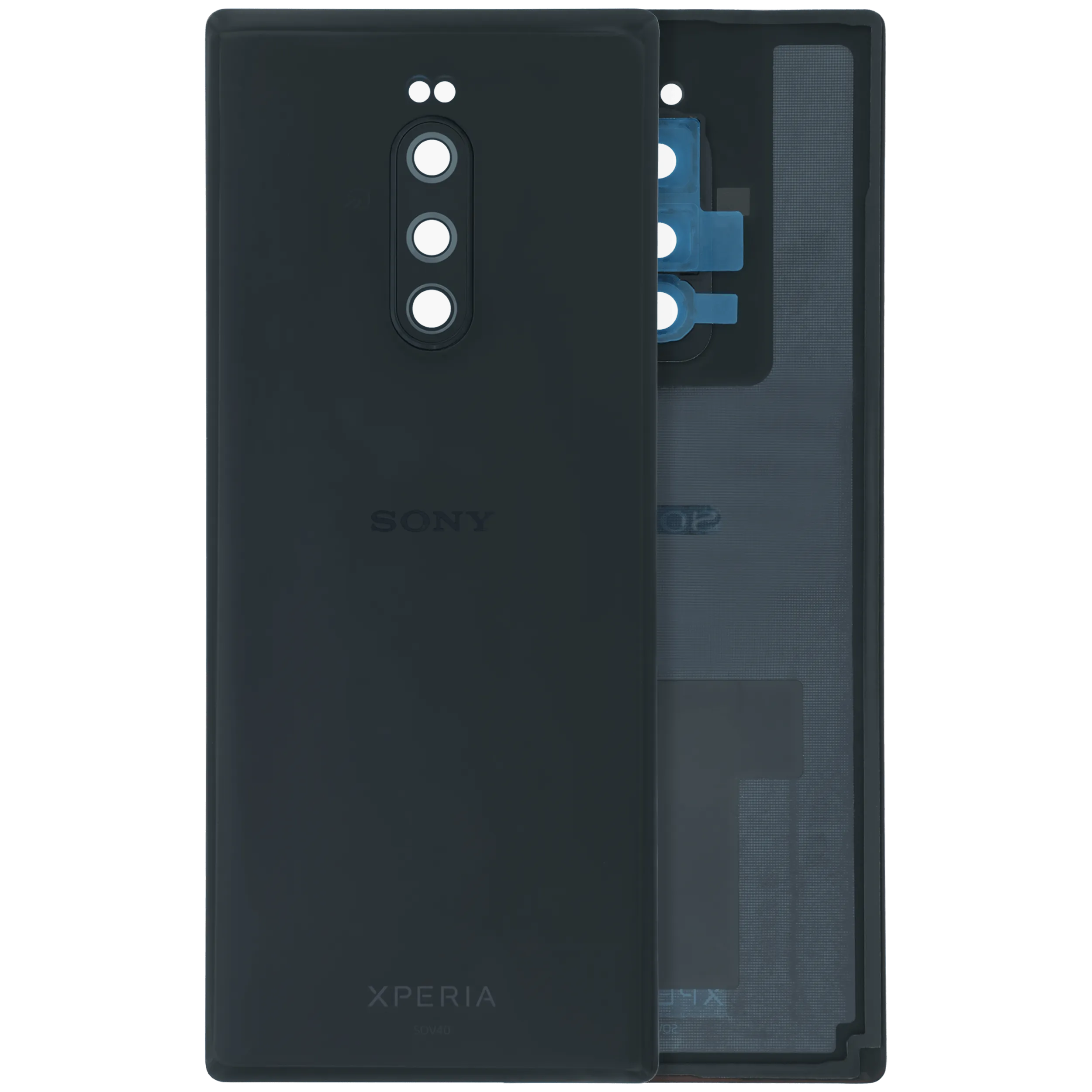 Back Cover For Sony Xperia 1 (Genuine OEM) (Black)