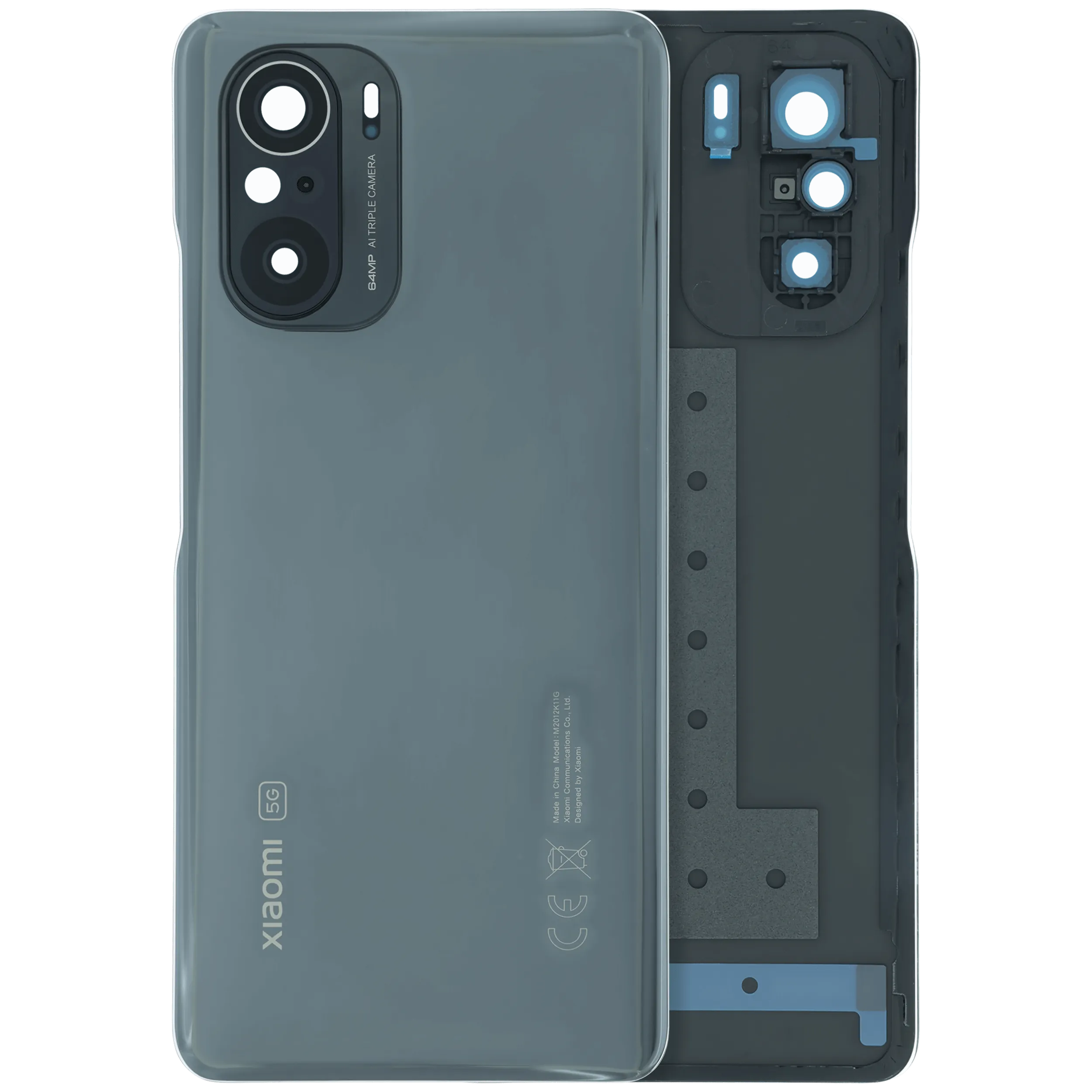Back Cover Glass For Xiaomi Mi 11i (Genuine OEM) (Cosmic Black)