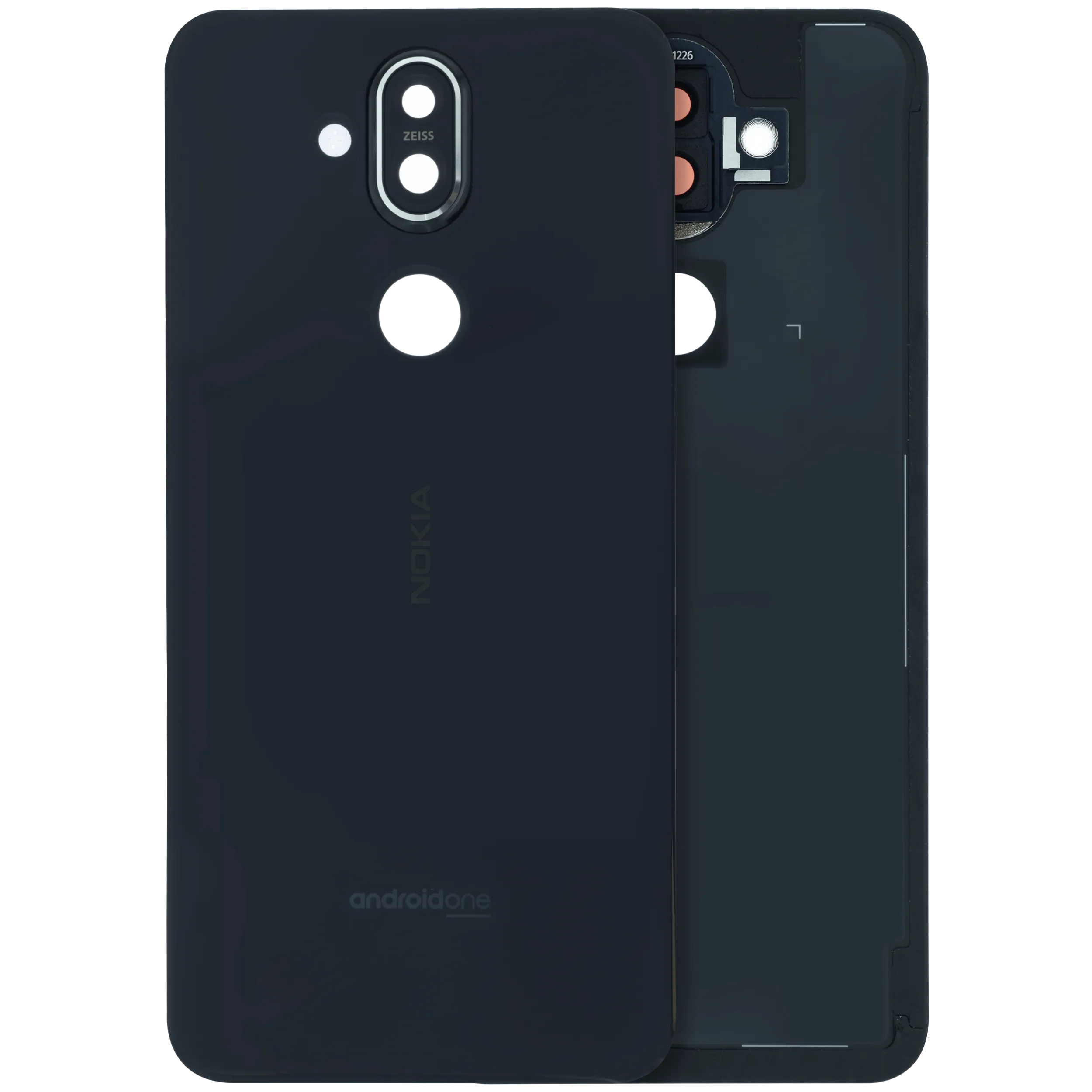 Back Cover Glass For Nokia 8.1 (Genuine OEM) (Blue)