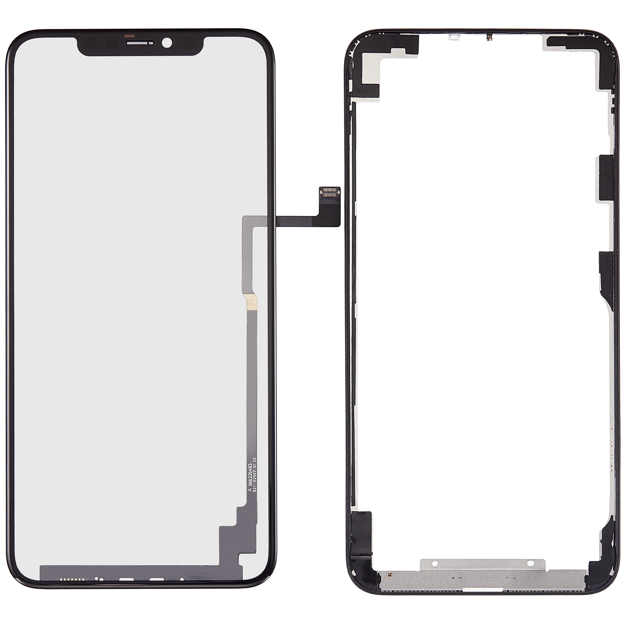 OCA Master 4-in-1 Short Flex (Digitizer Touch With Glass + OCA + Frame Pre-installed) For iPhone 11 Pro Max