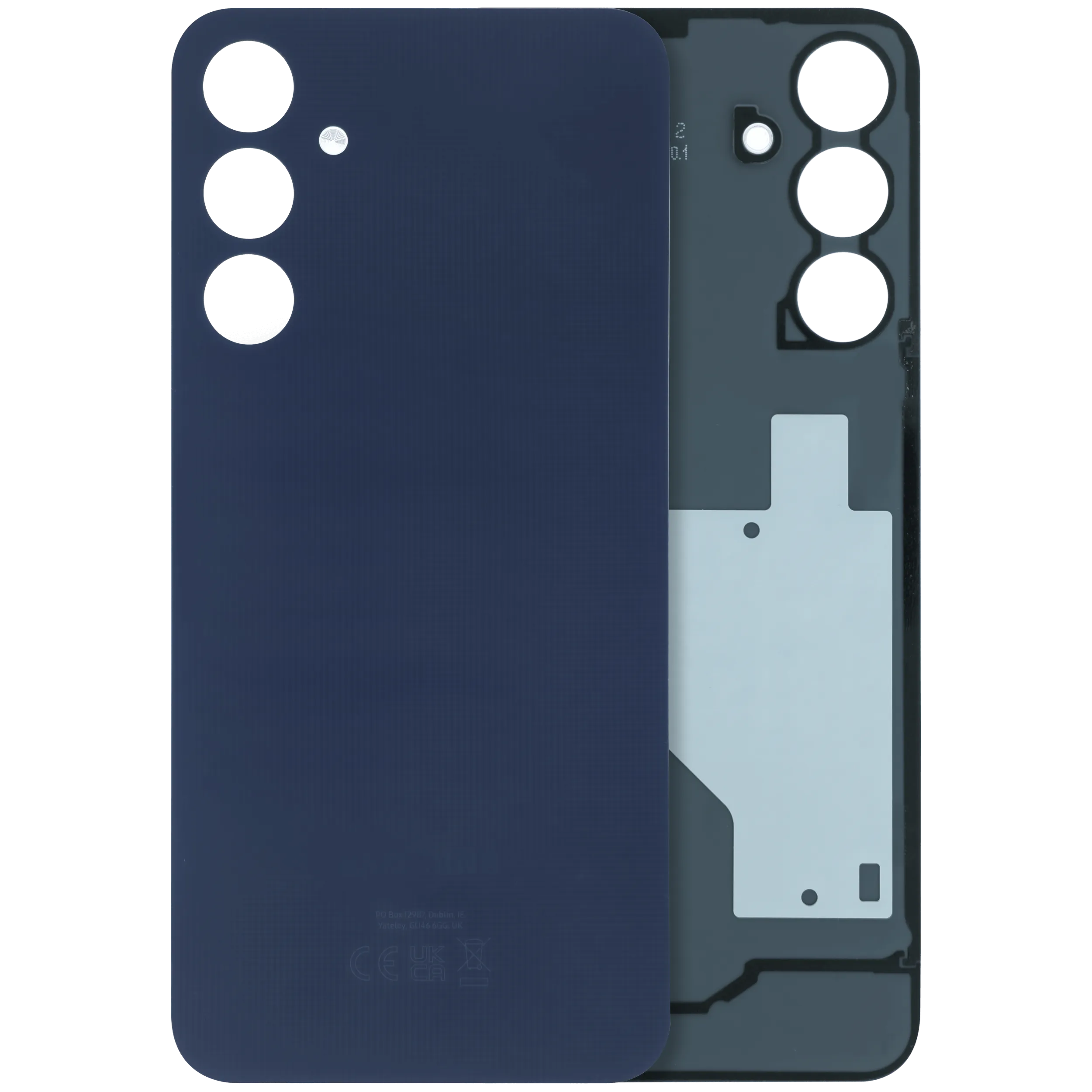 Back Cover Glass For Samsung Galaxy A25 5G (A256 / 2023) (Service Pack) (Brave Black)