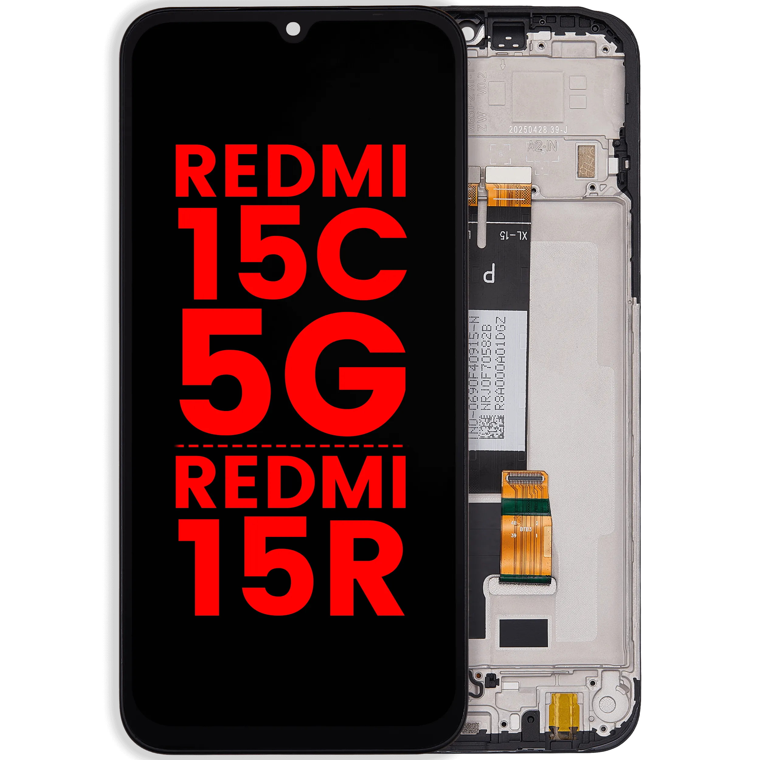LCD Assembly With Frame For Xiaomi Redmi 15C 5G / Redmi 15R (Aftermarket Plus) (All Colors)
