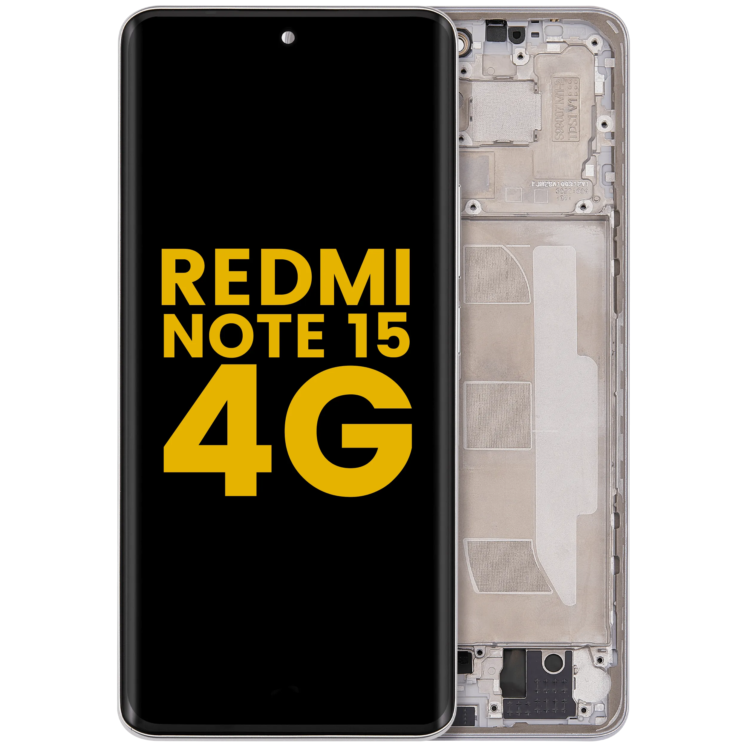 OLED Assembly With Frame For Xiaomi Redmi Note 15 4G (Refurbished) (Forest Green)