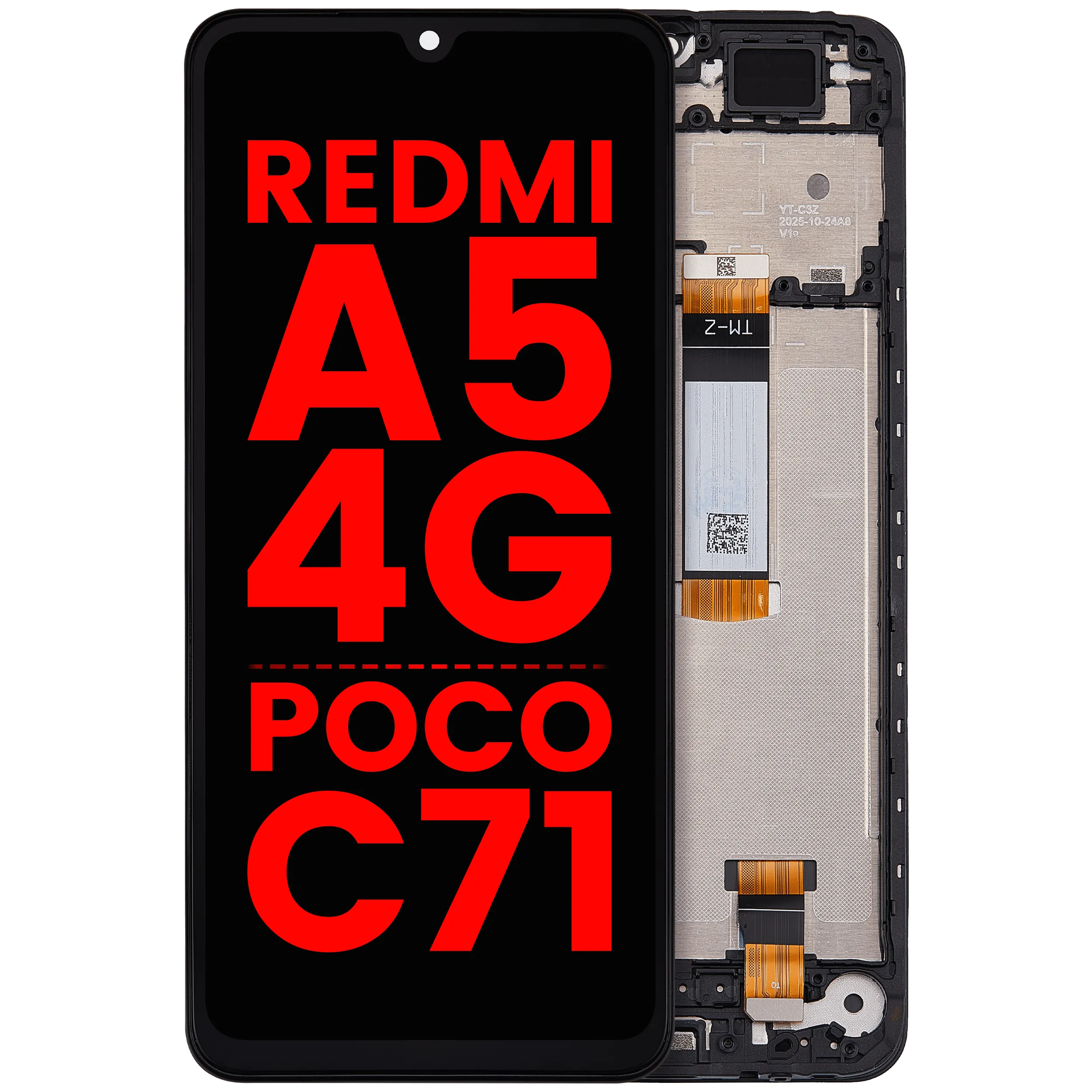 LCD Assembly With Frame For Xiaomi Redmi A5 4G / Xiaomi Poco C71 (Aftermarket Plus) (All Colors)