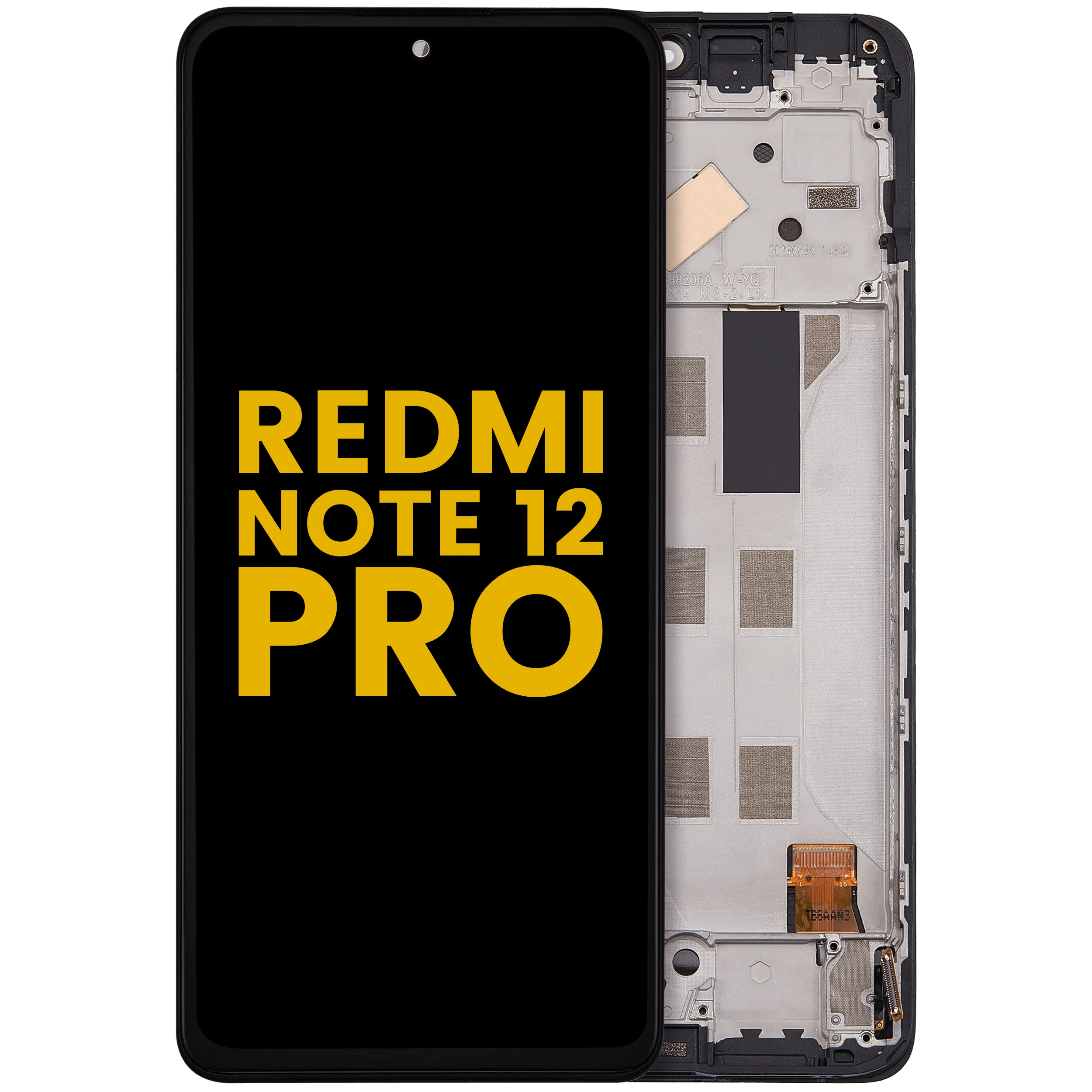 OLED Assembly With Frame For Xiaomi Redmi Note 12 Pro 4G (Refurbished) (All Colors)