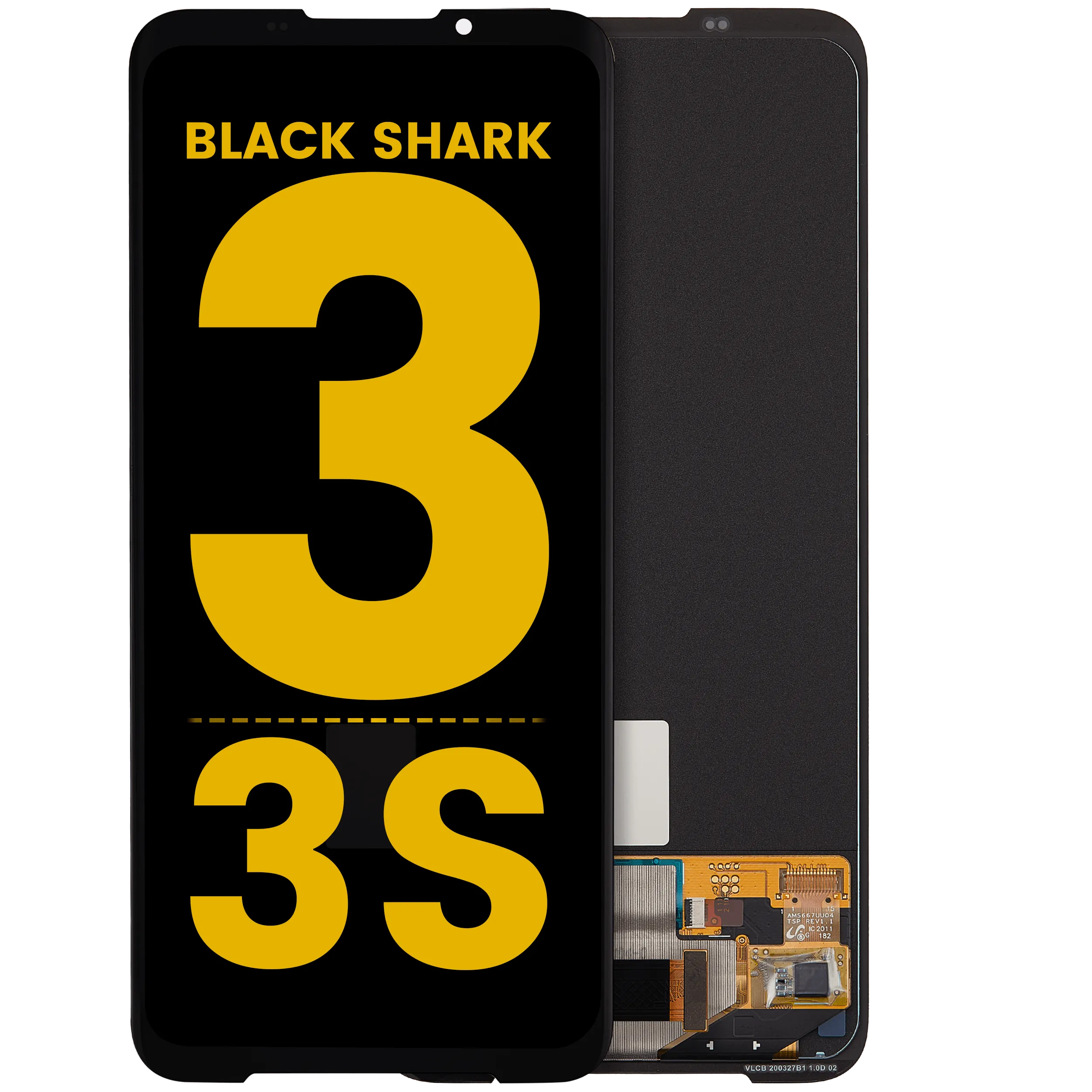 OLED Assembly Without Frame For Xiaomi Black Shark 3 / Black Shark 3S (Refurbished) (All Colors)