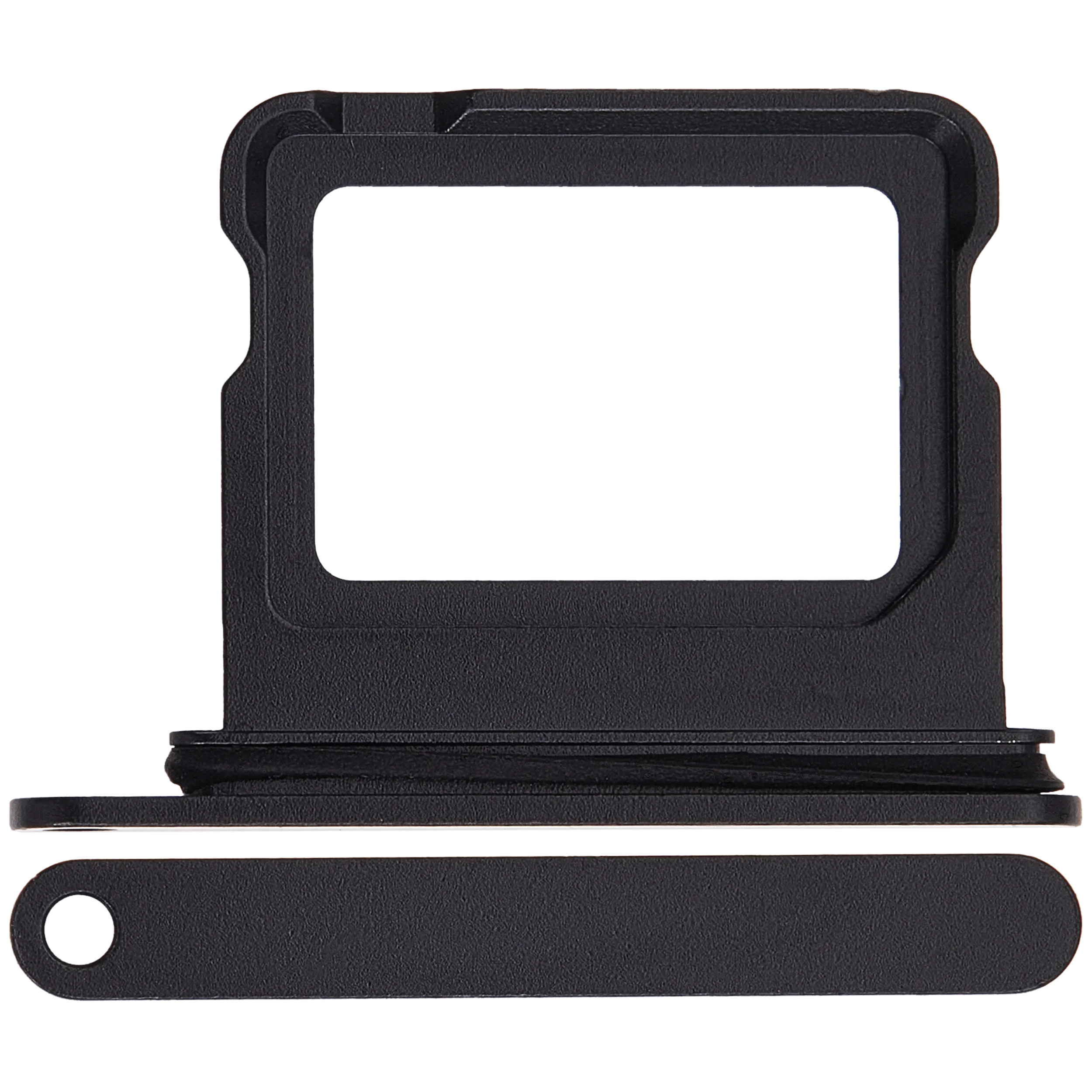 Dual Sim Card Tray Compatible For iPhone 18 Pro / 18 Pro Max (Black)