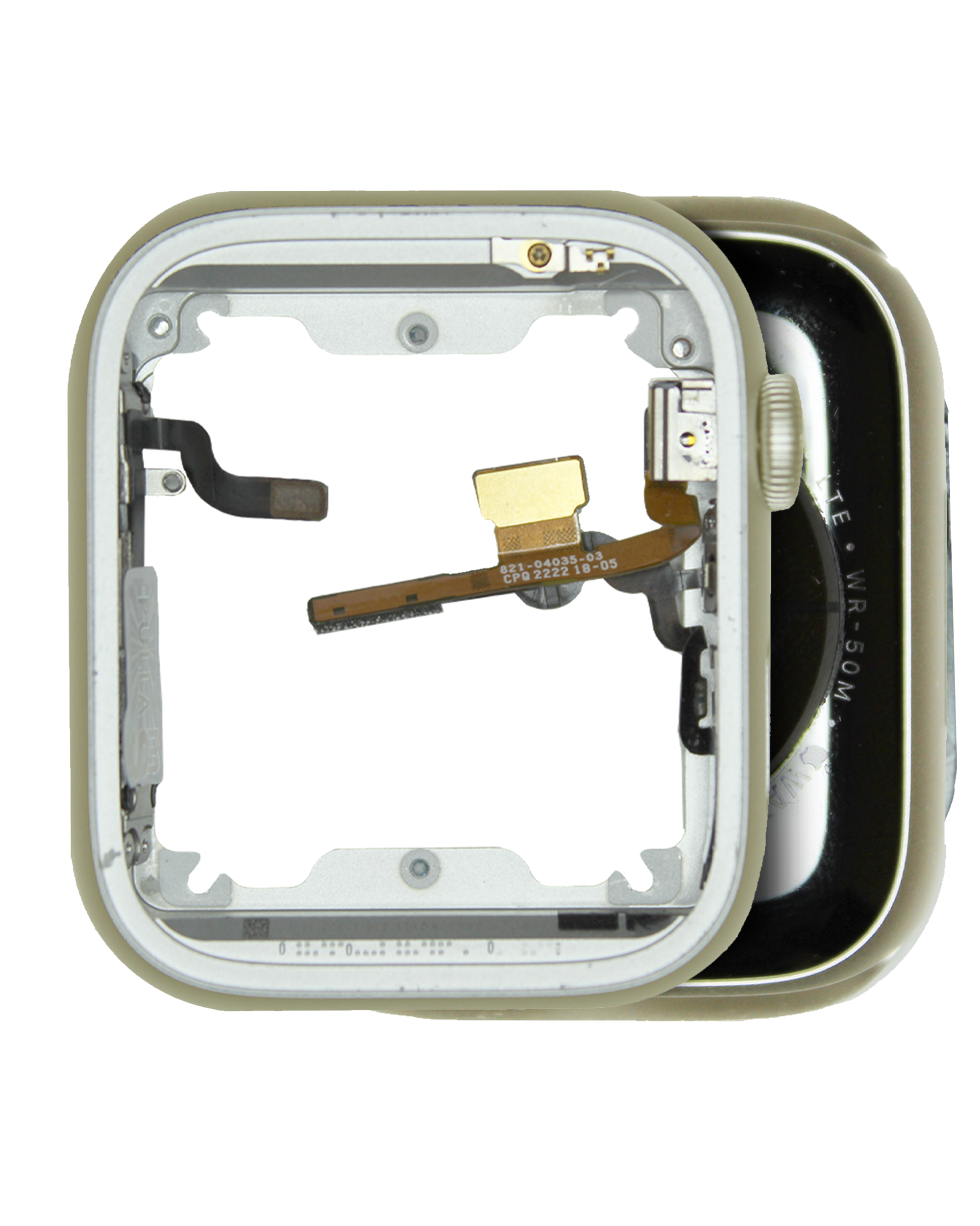 Housing Assembly For Watch Series 8 (45MM) (Aluminum/Starlight) (Cellular Version) (Used OEM Pull: Grade A)