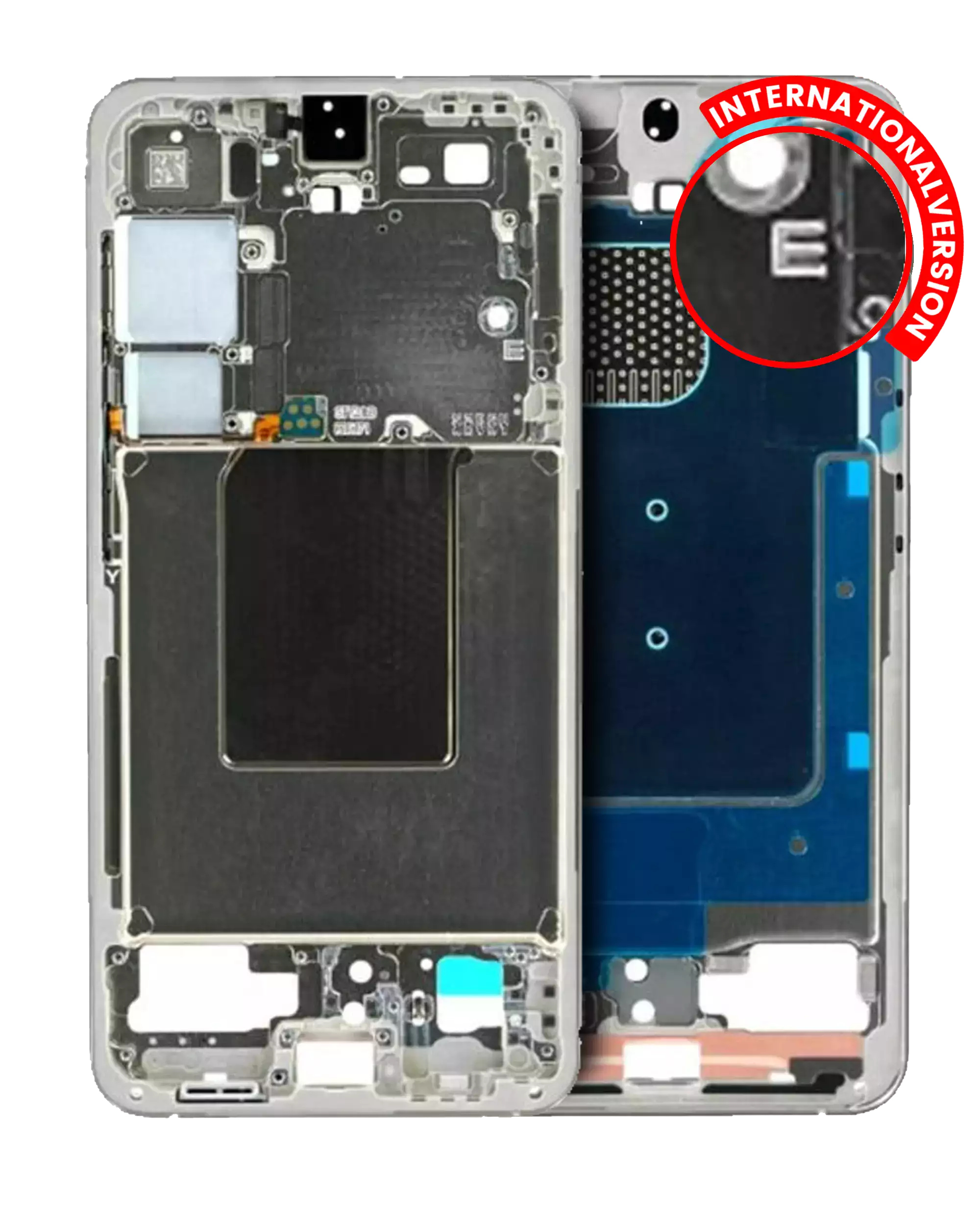 Mid-Frame Housing For Samsung Galaxy S24 5G (International version) (Service Pack) (Amber Yellow)